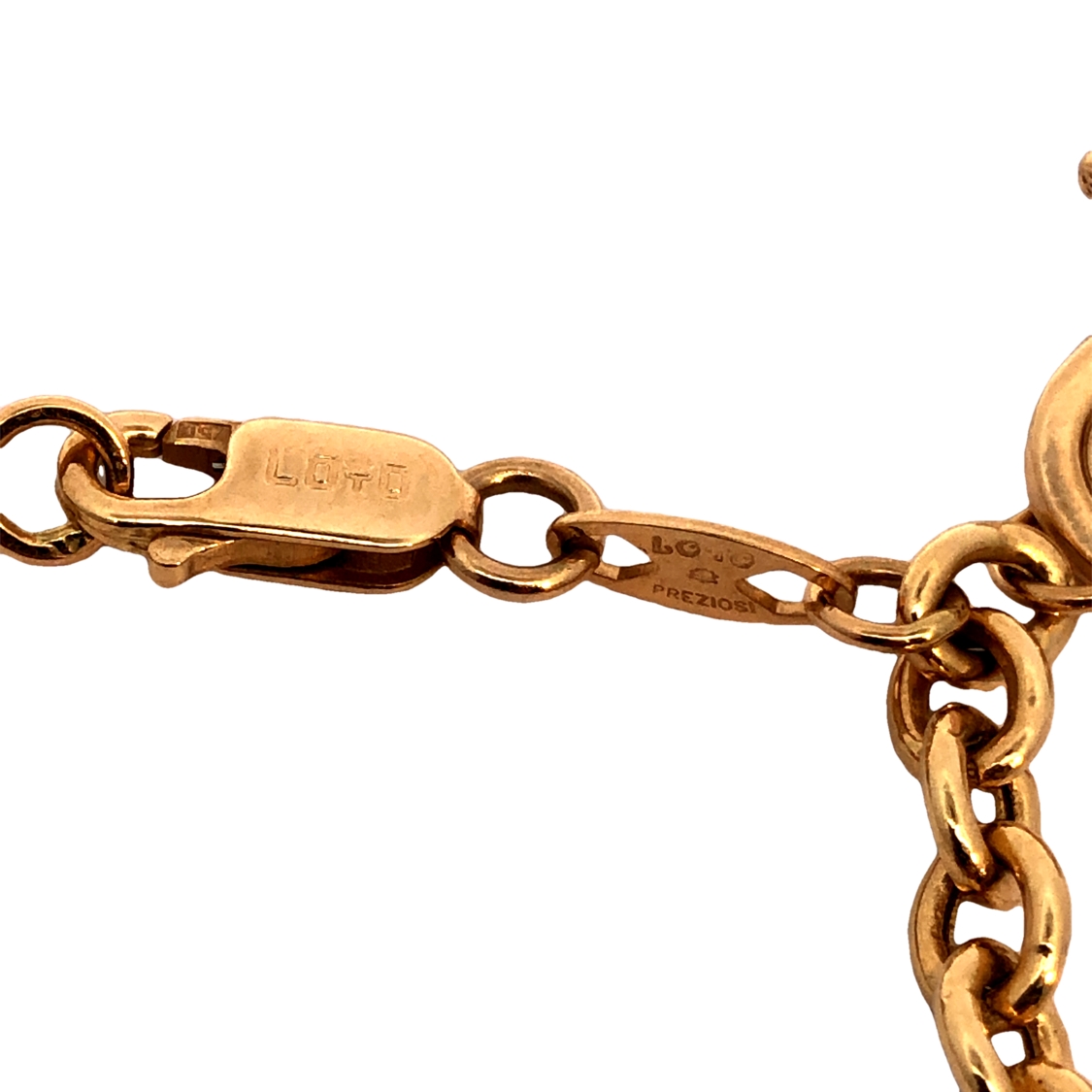 18K Enamel Charm Bracelet by Loto Prezioso