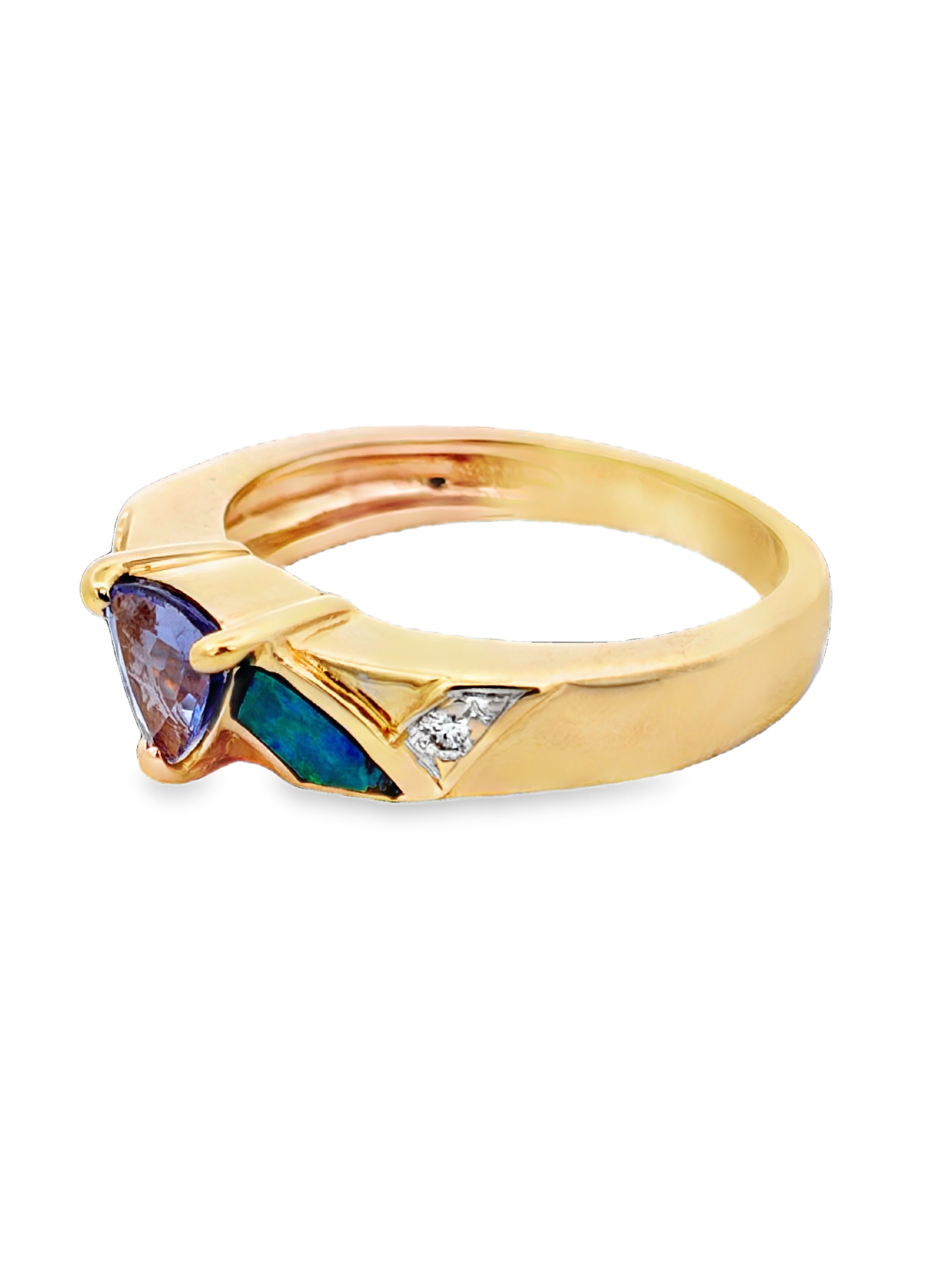 14k Tanzanite & Opal Ring