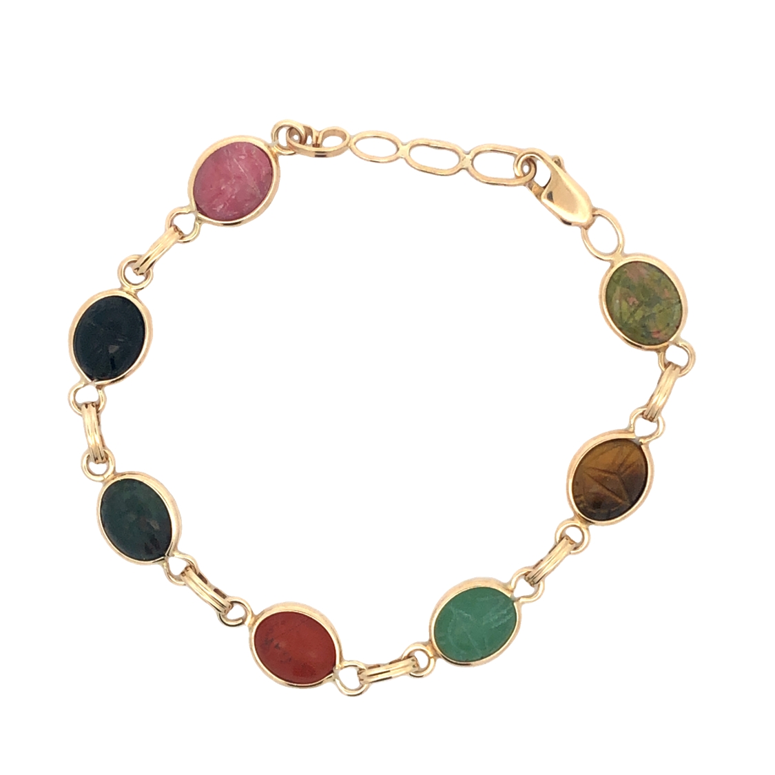 Egyptian Revival Scarab Bracelet