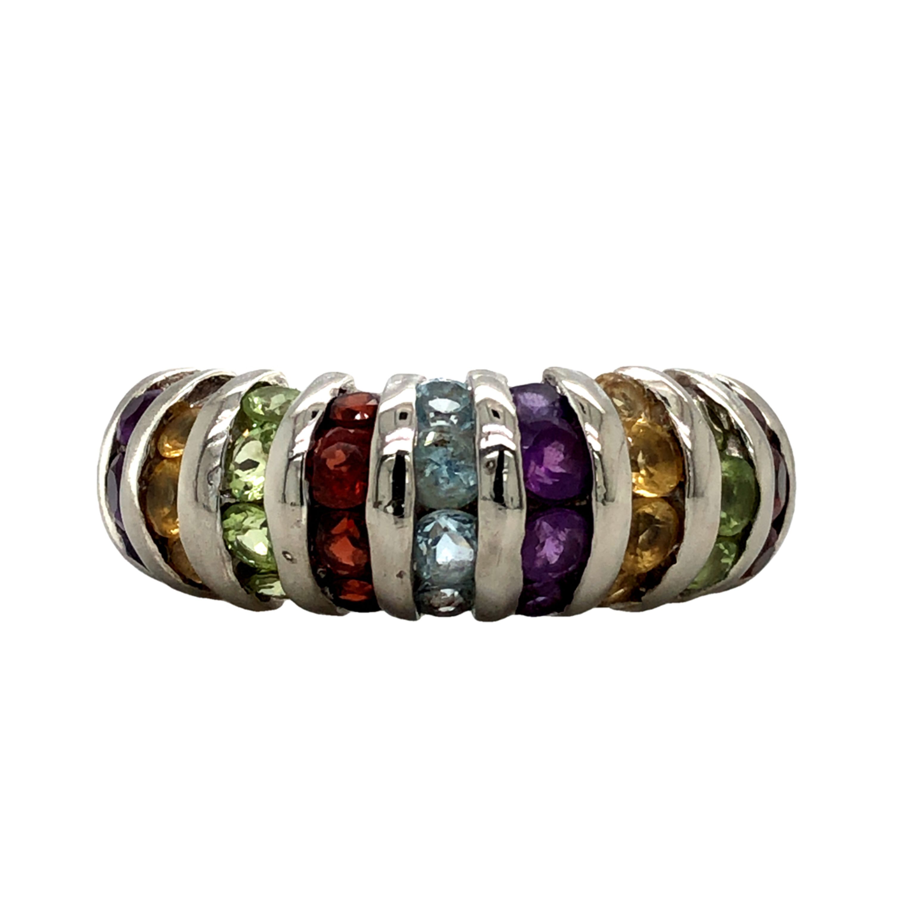 Multi Color Gemstone Rings and Pendant