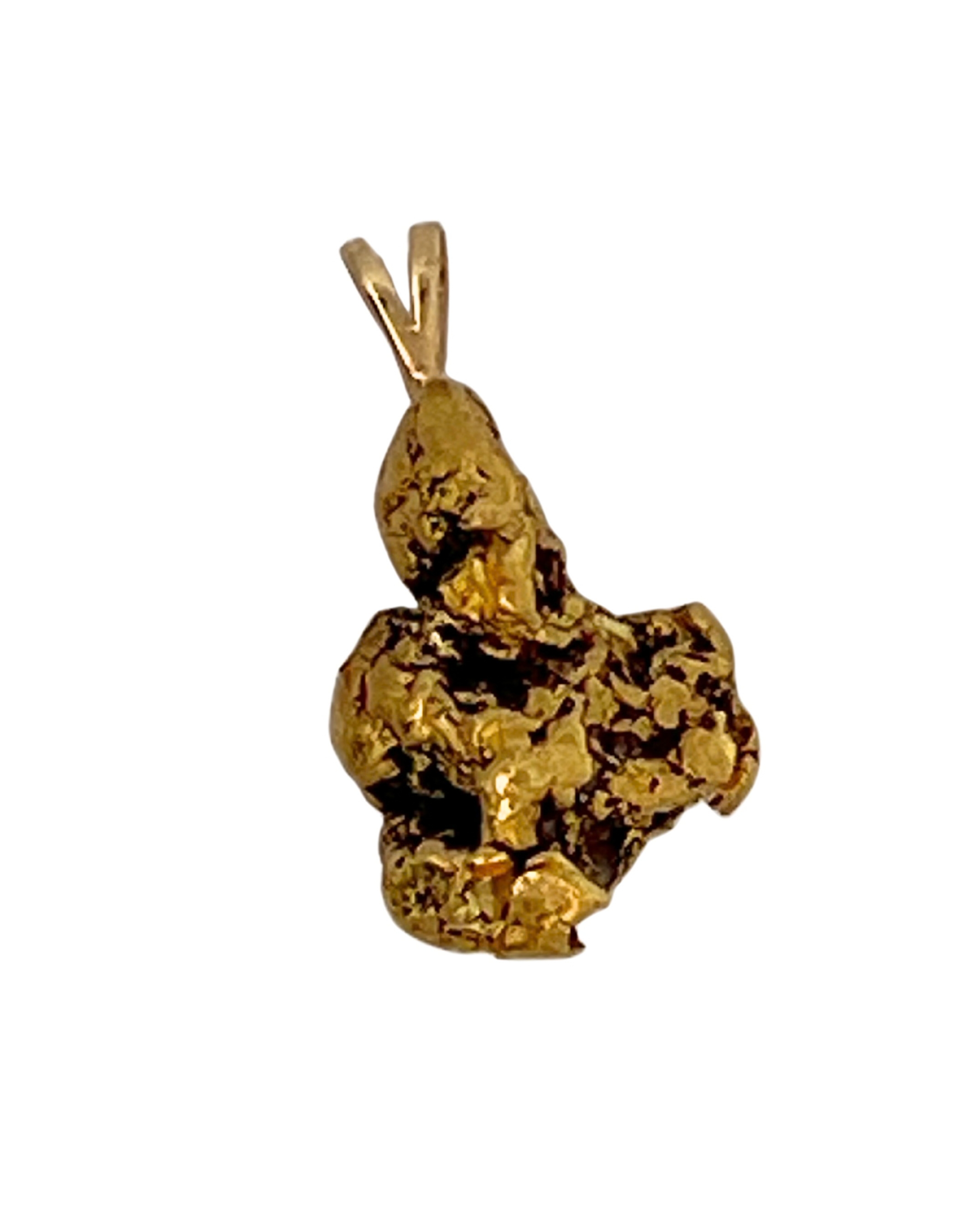 Gold Nugget Pendant