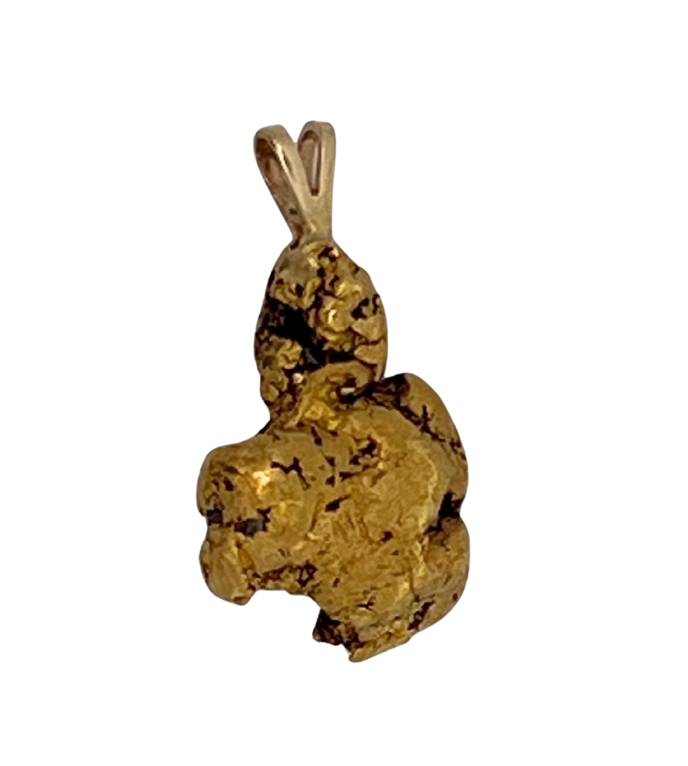 Gold Nugget Pendant