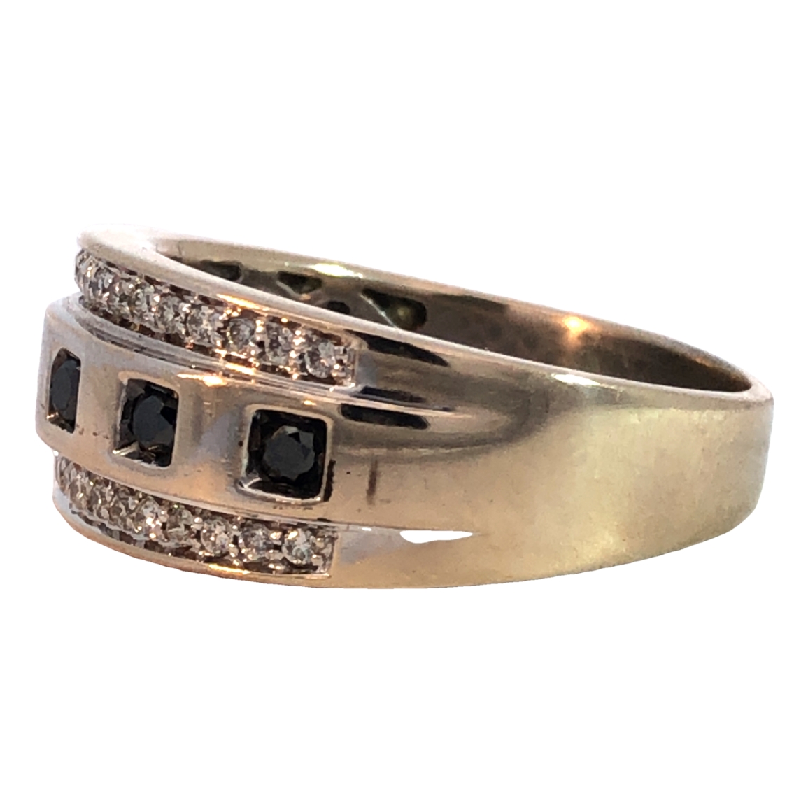 Black and White Diamond Band