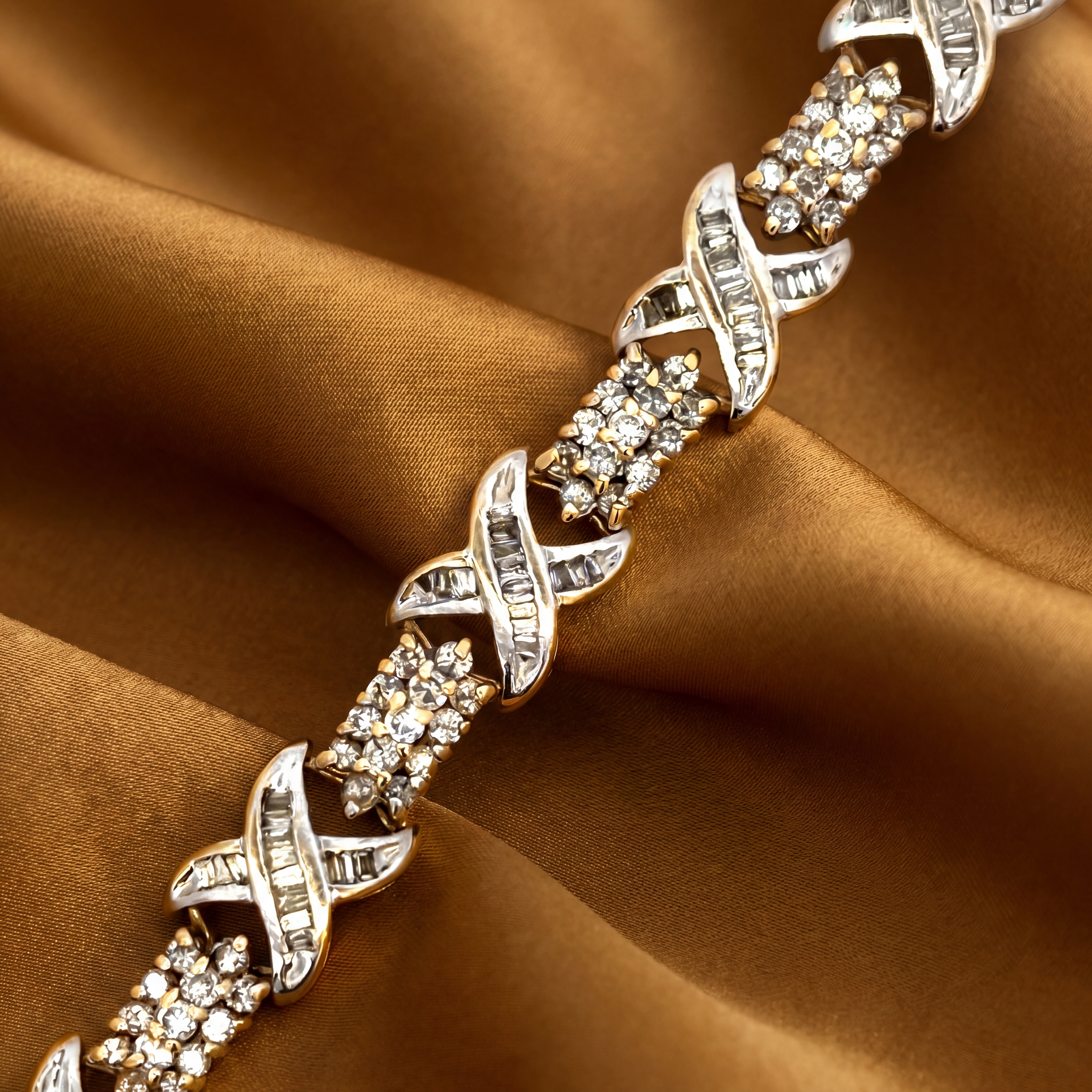 Hugs and Kisses Diamond Bracelet