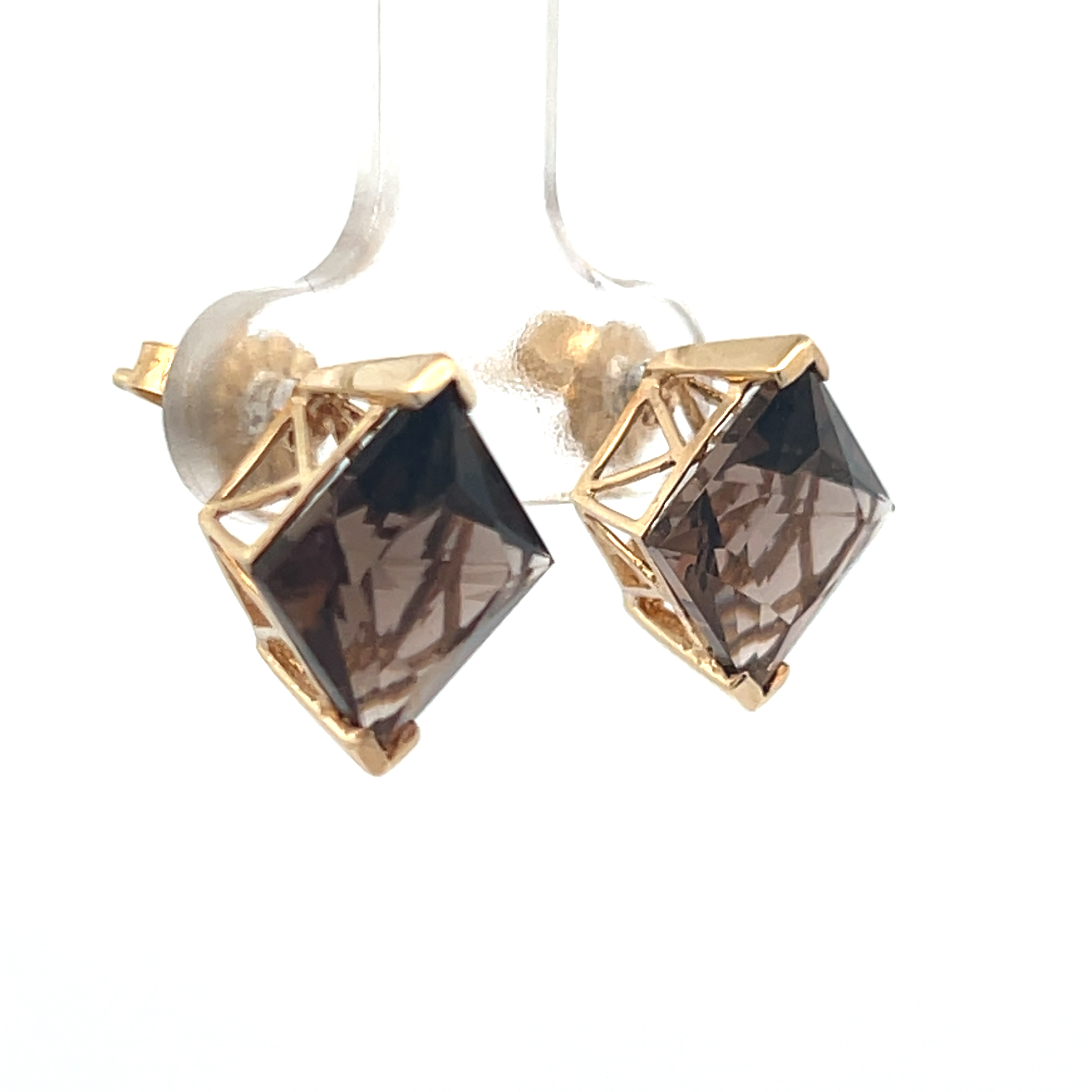 Smokey Topaz Earrings