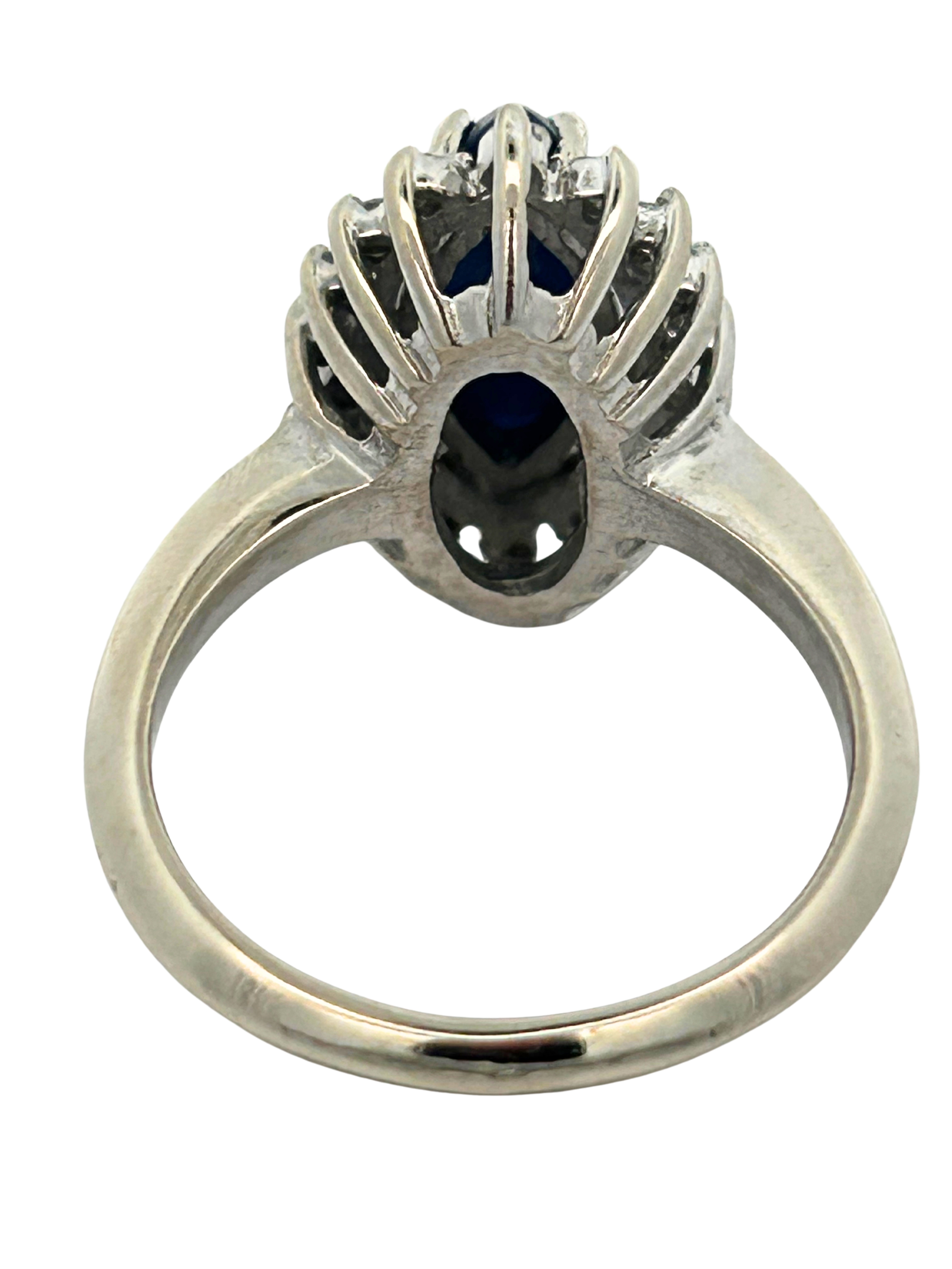 14K Star Sapphire & Diamond Ring