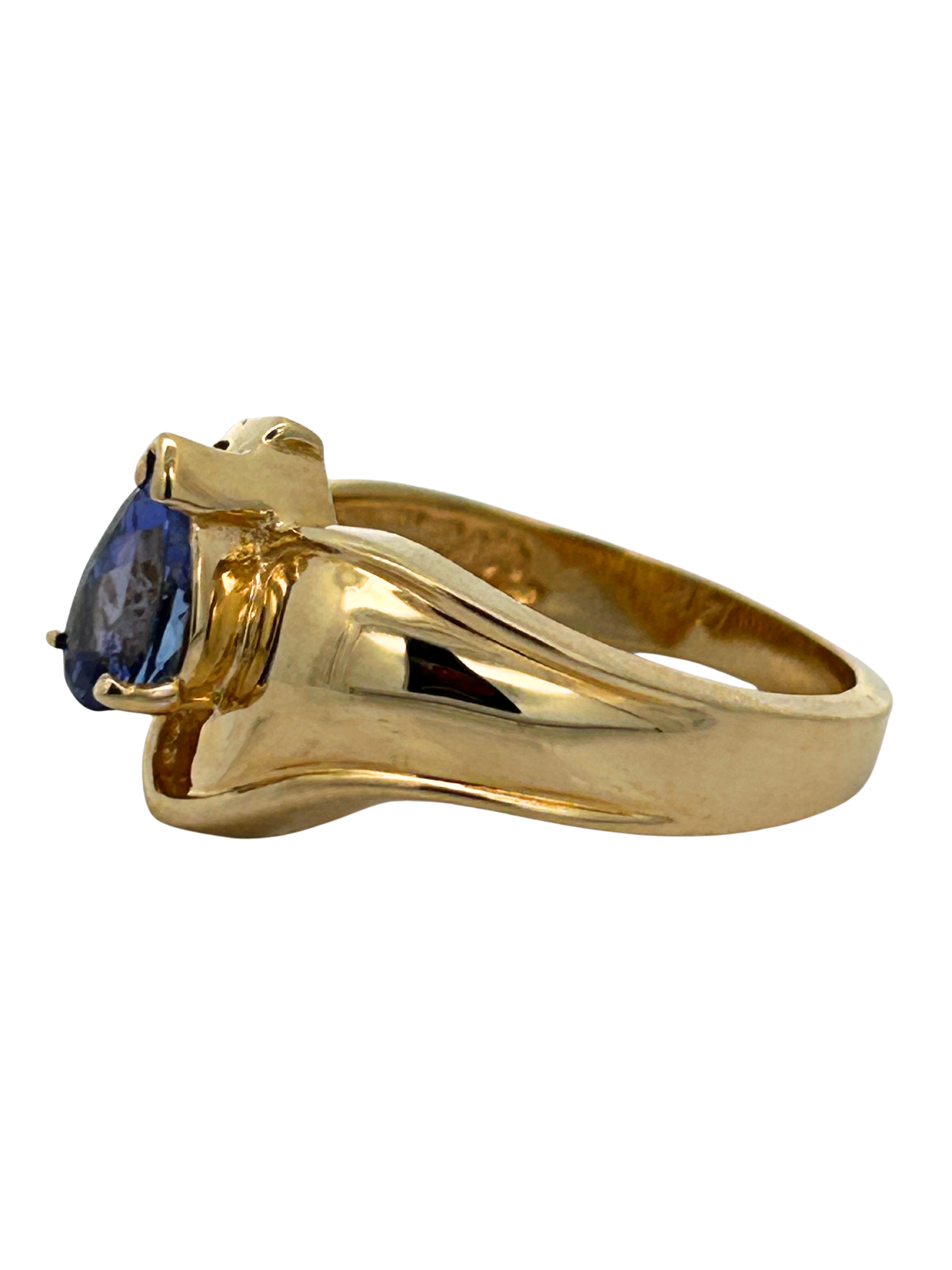 14K Tanzanite & Diamond Ring