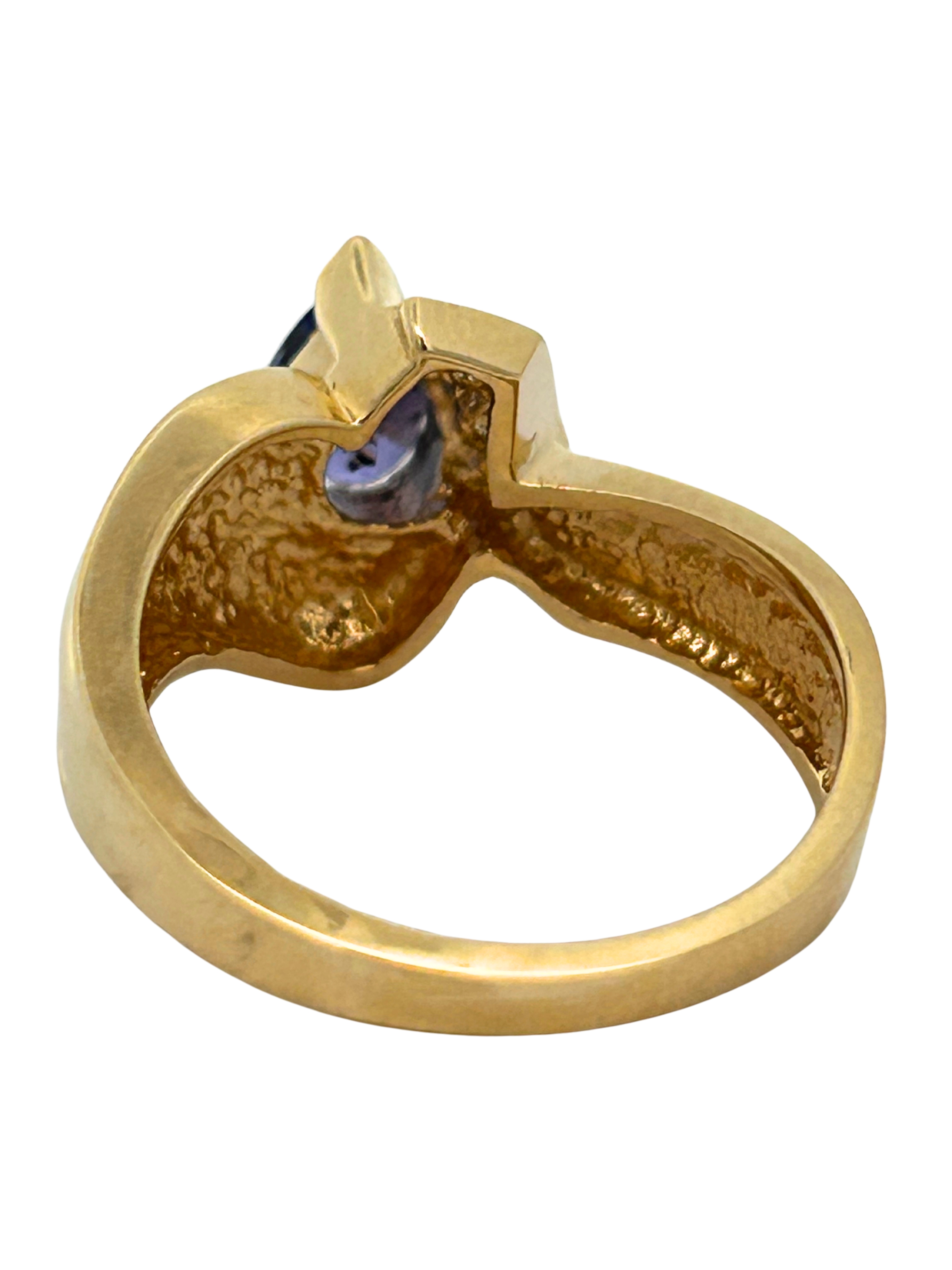 14K Tanzanite & Diamond Ring