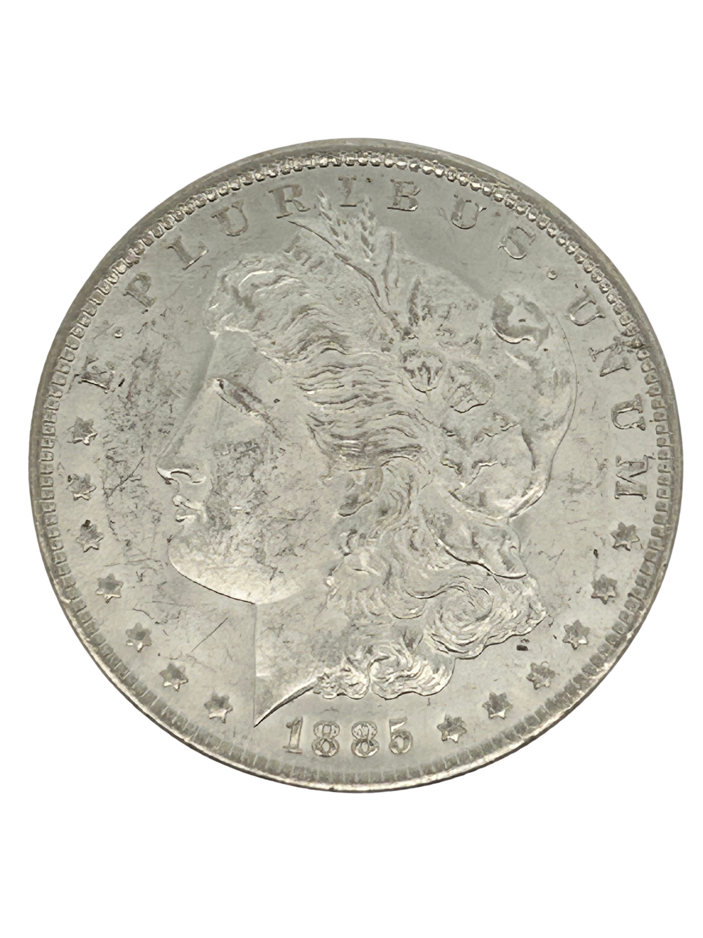 1885 O Morgan Silver Dollar BU
