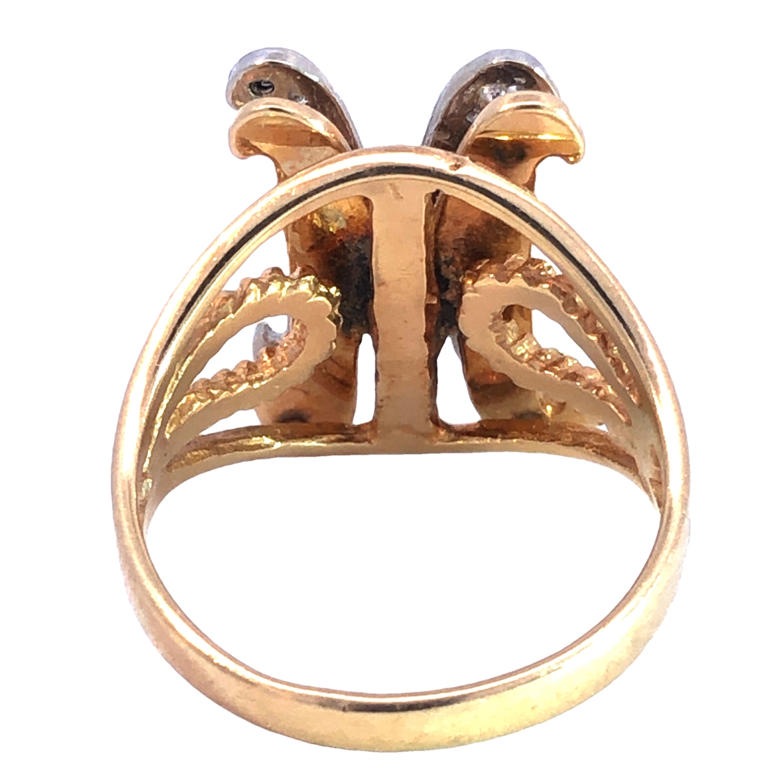 "M" Diamond Ring