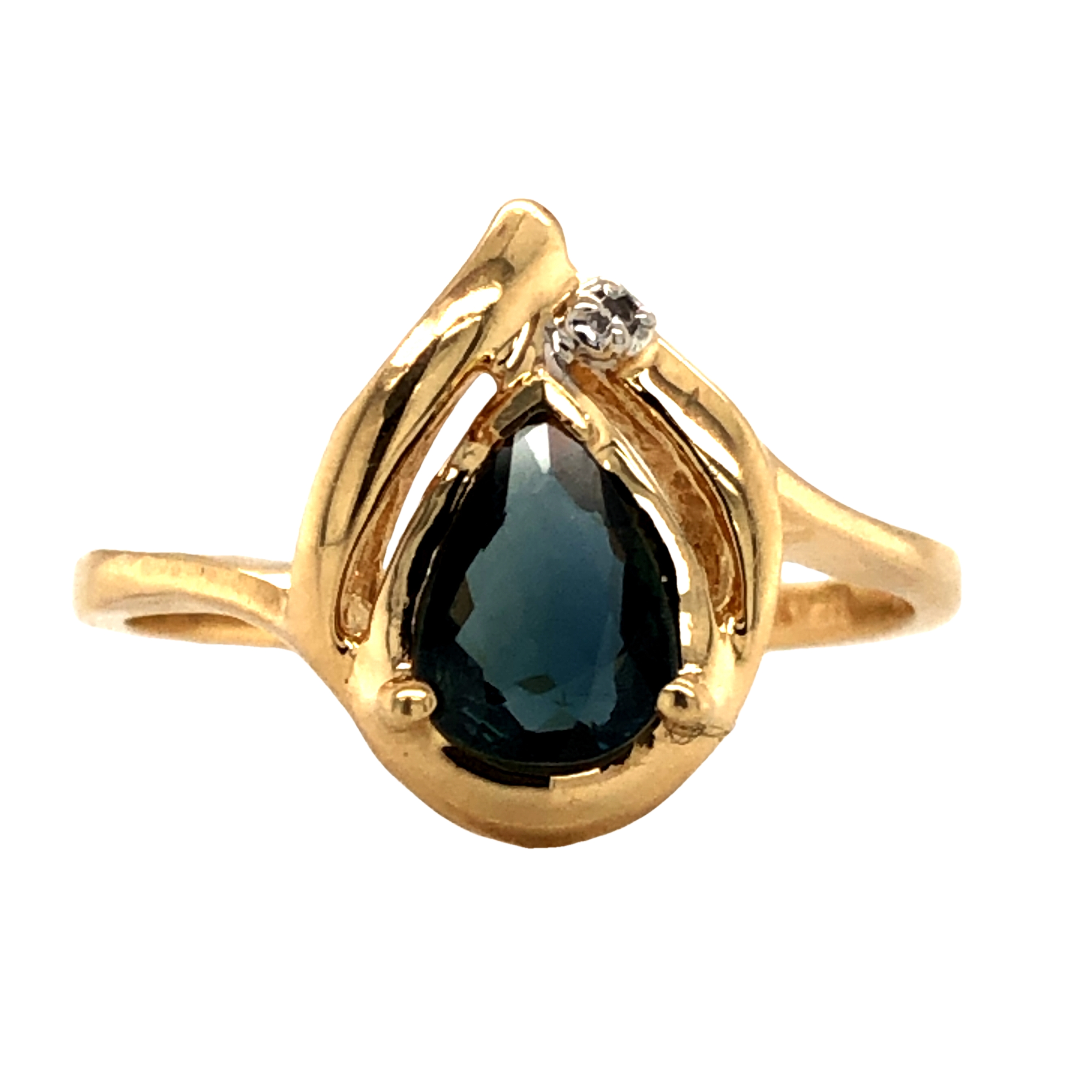Sapphire and Diamond Ring