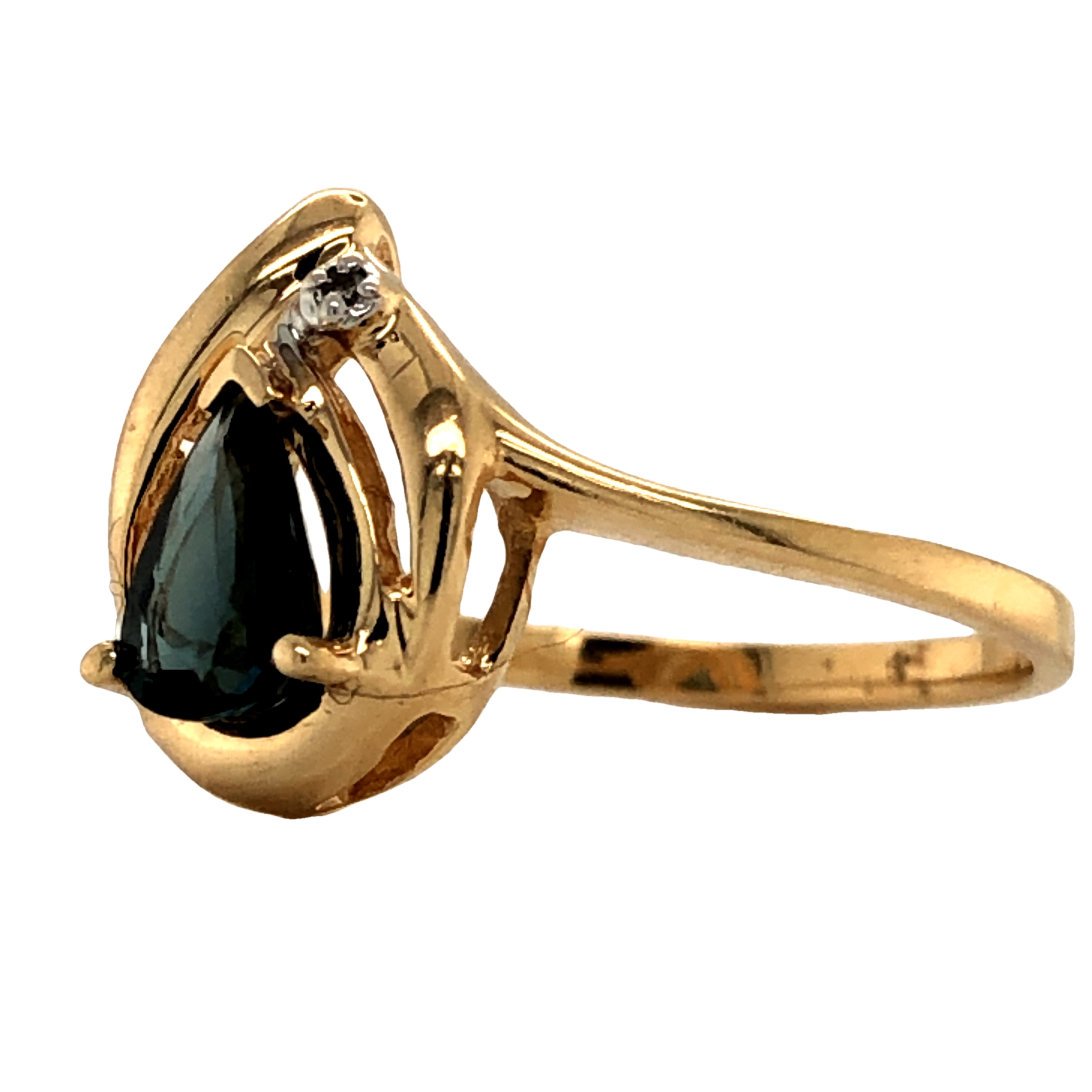 Sapphire and Diamond Ring