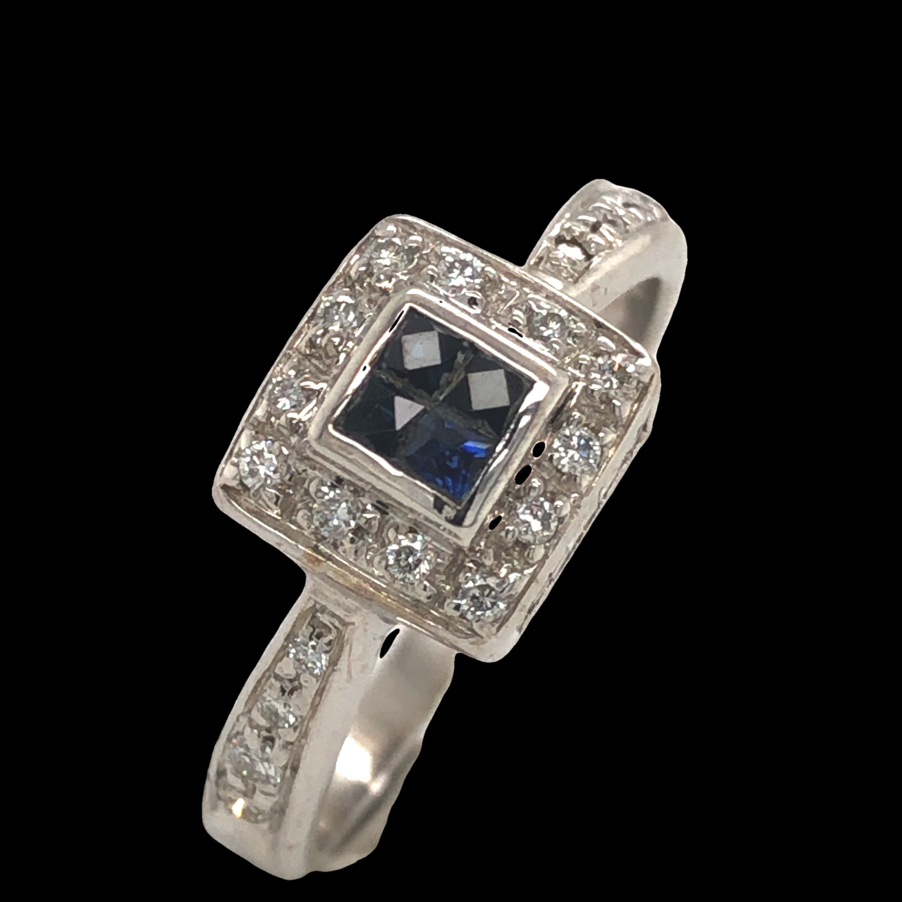 Diamond and Sapphire Ring