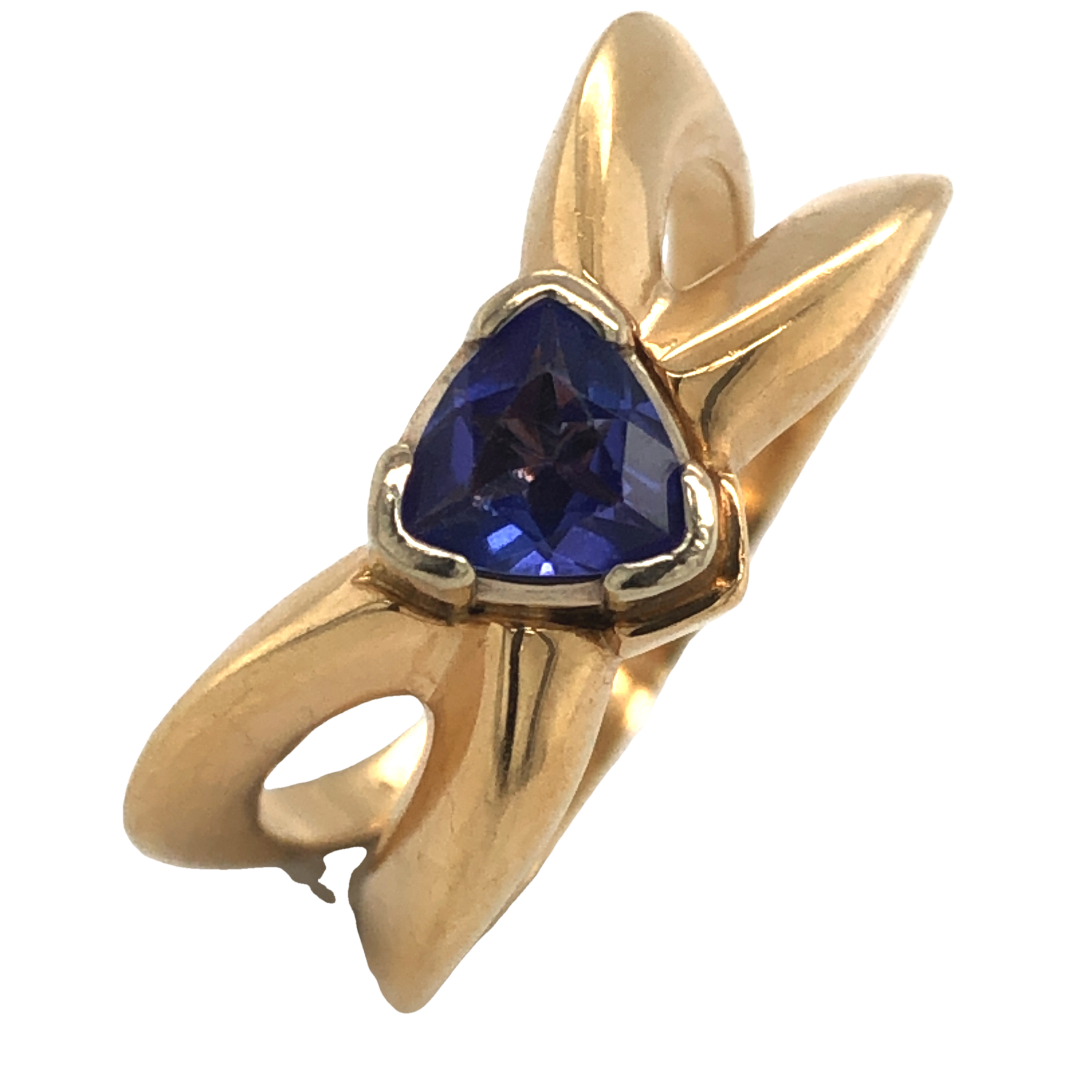Modern Style Tanzanite Ring