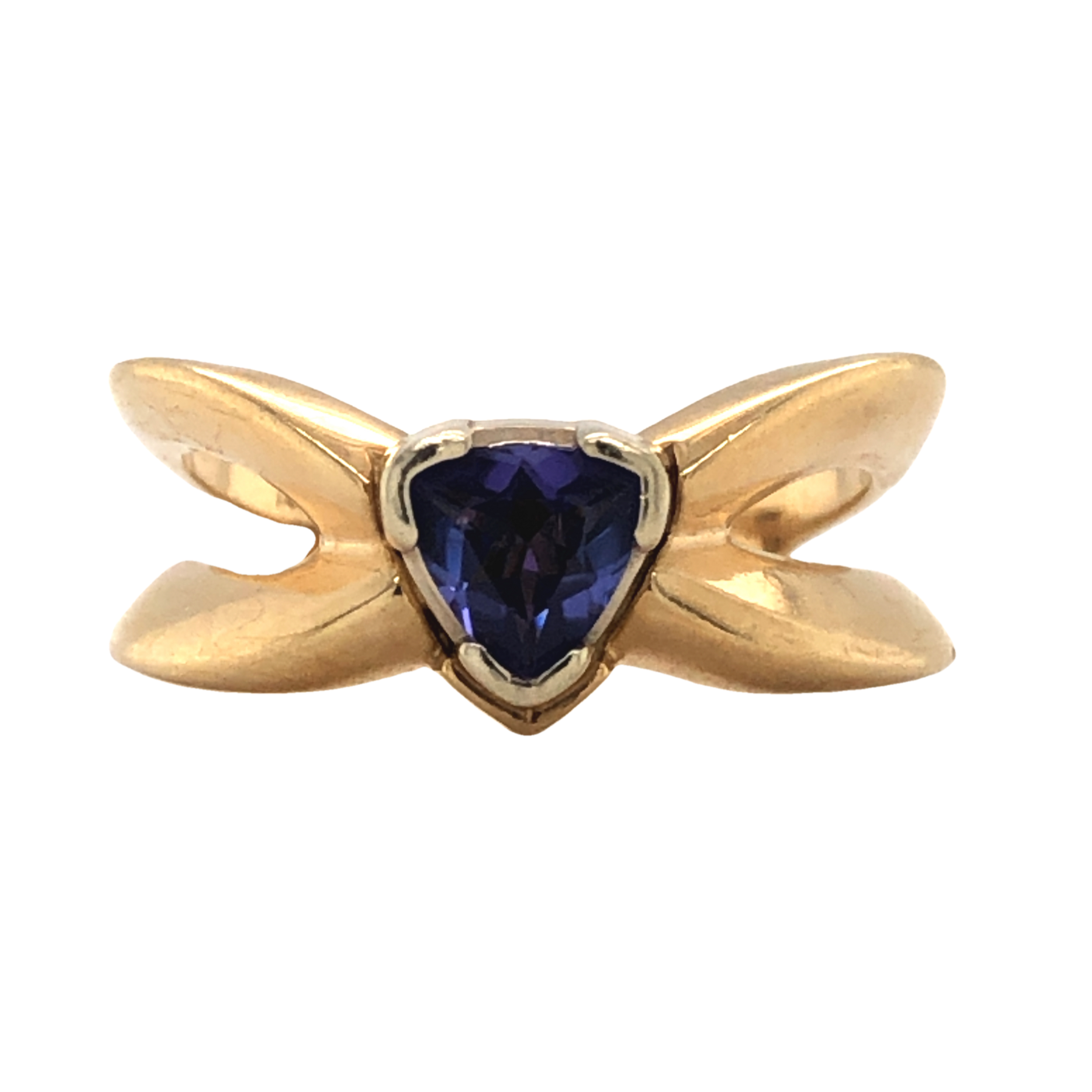 Modern Style Tanzanite Ring