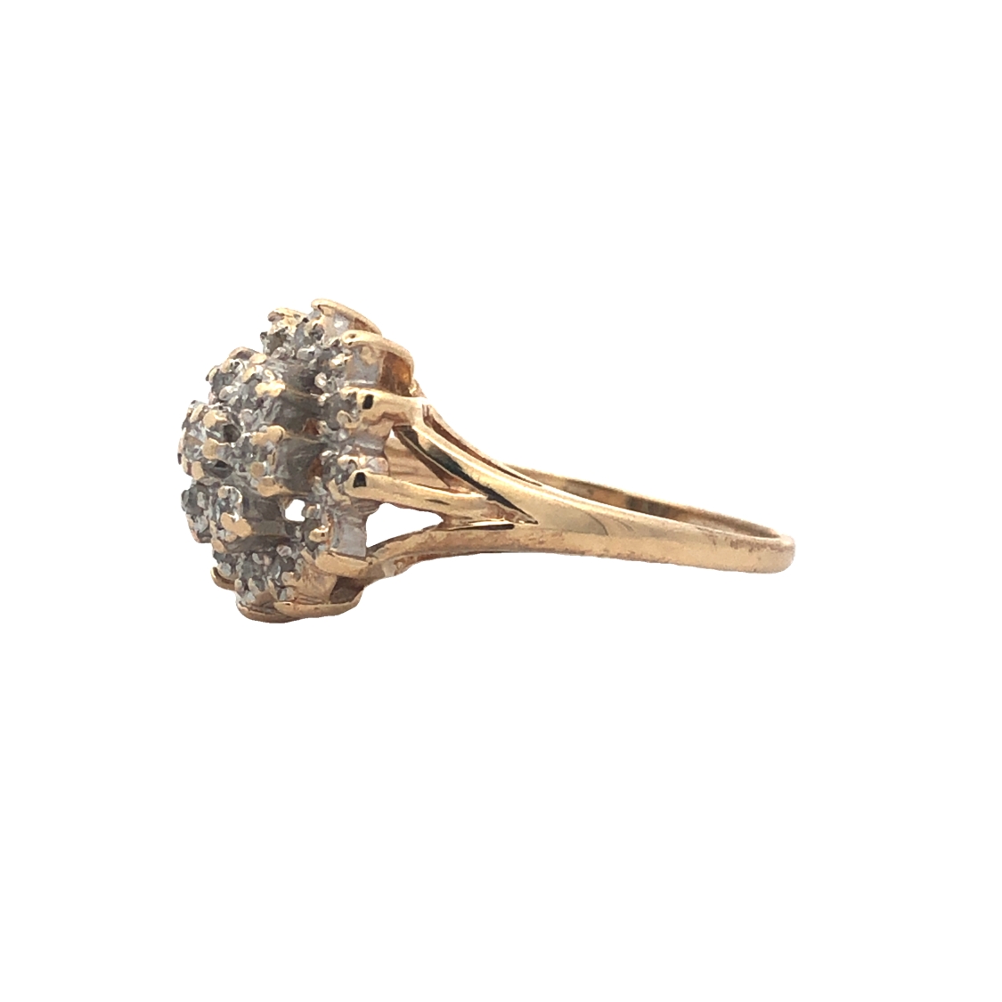 Diamond Cluster Ring