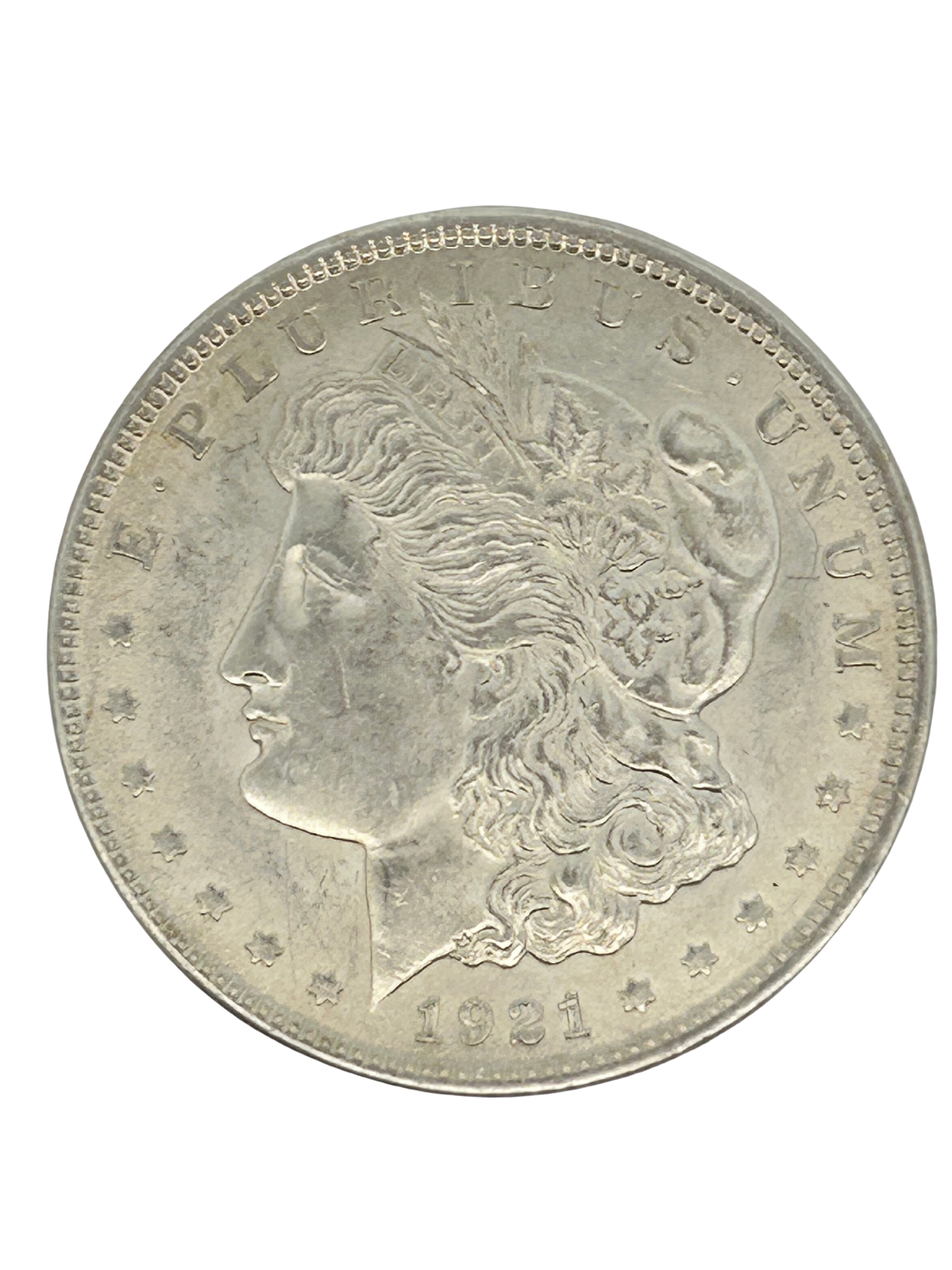 1921 Morgan Silver Dollar BU