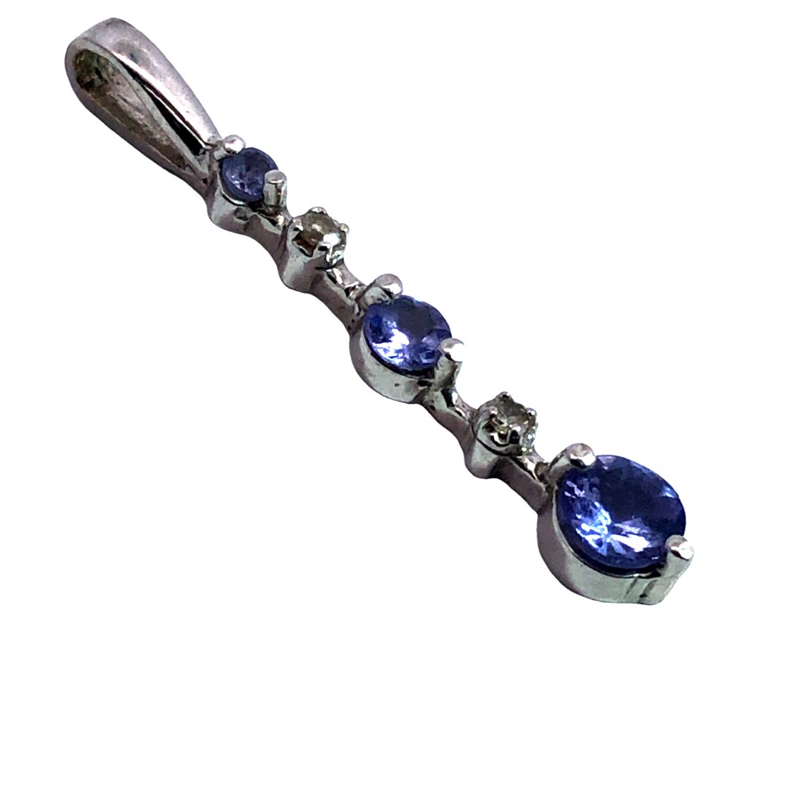 Tanzanite and Diamond Pendant