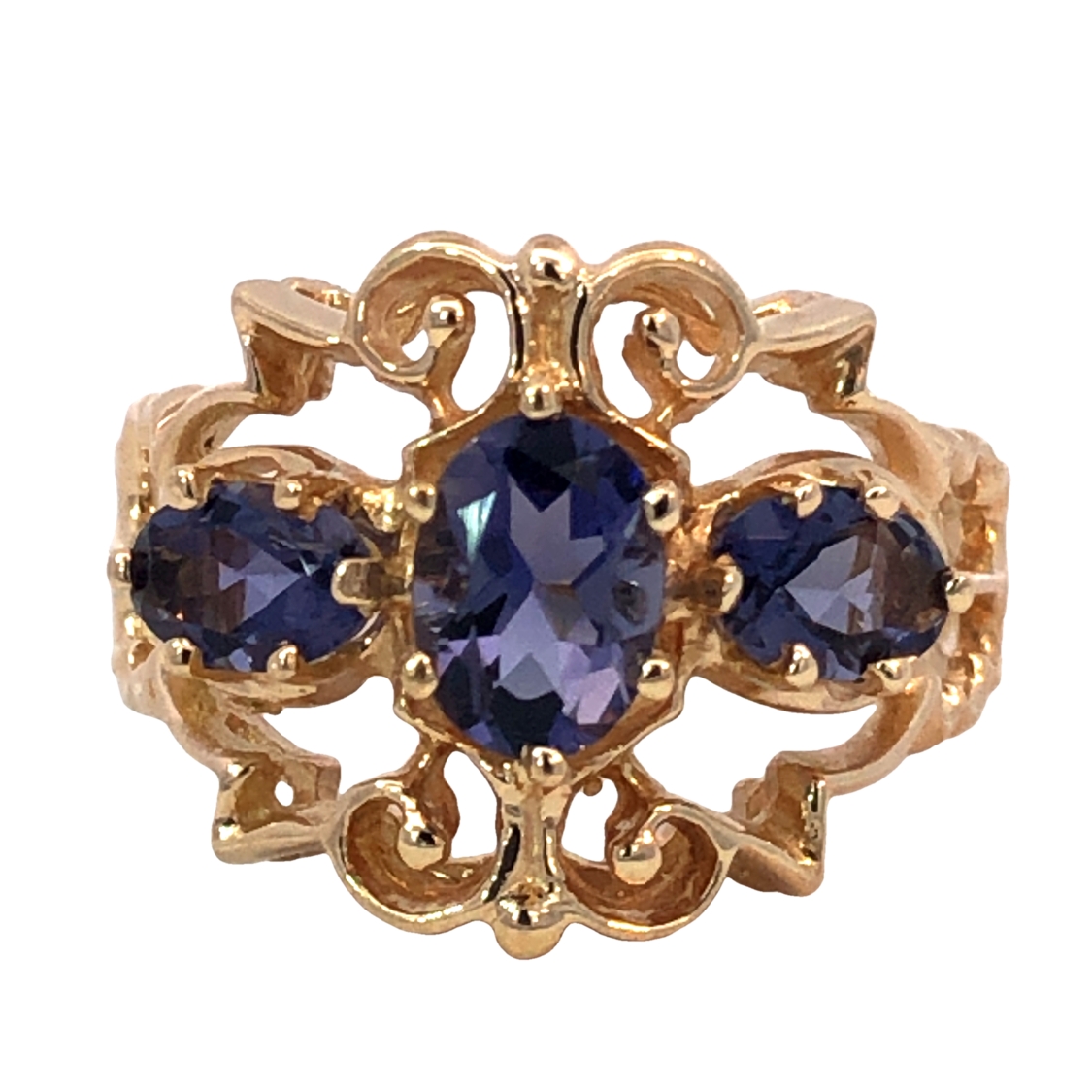 Filigree Amethyst Ring