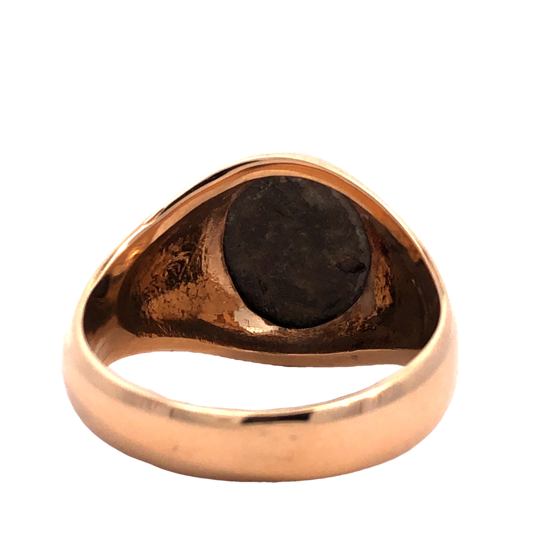 Brown Star Corundum Men's Ring