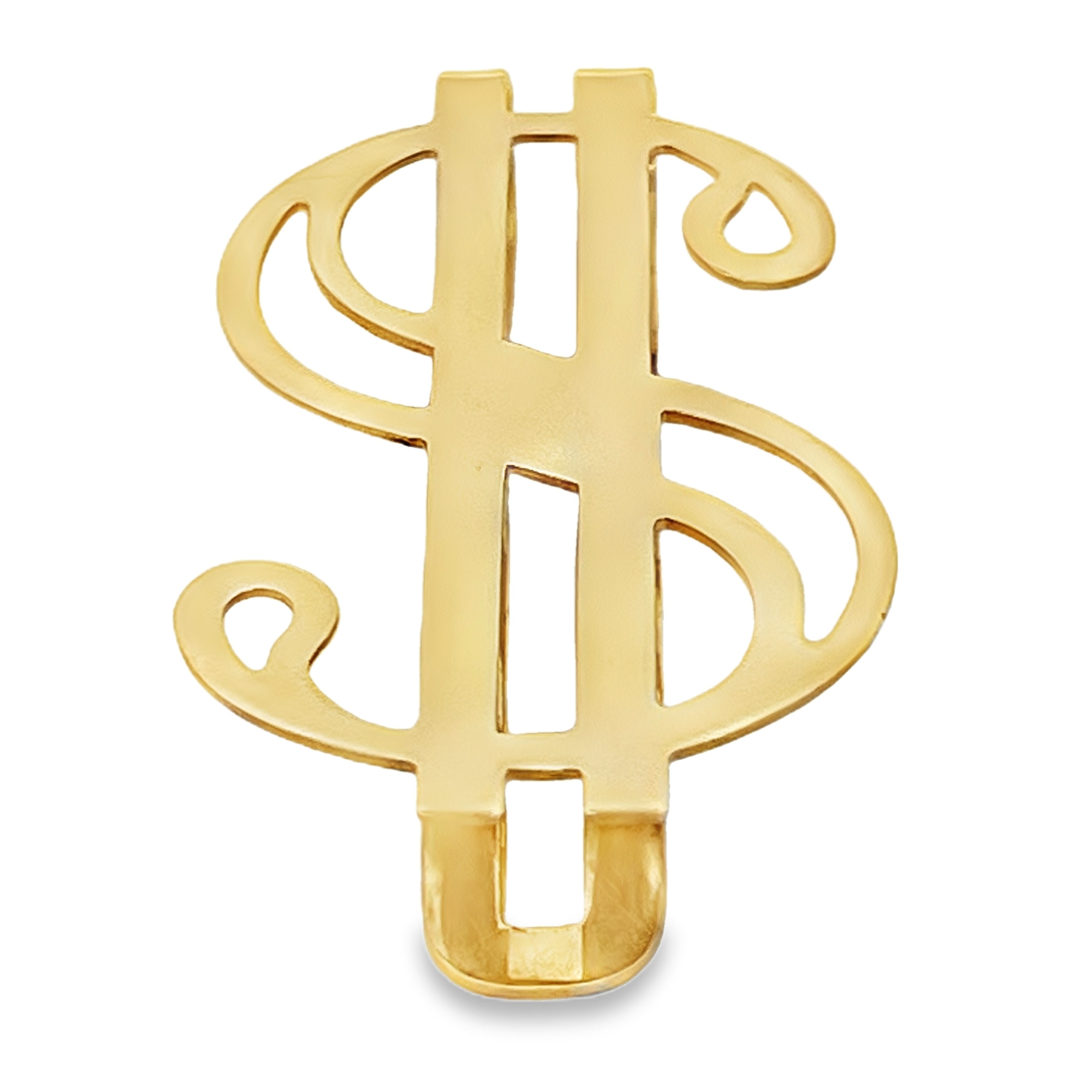 14K Dollar Sign Money Clip