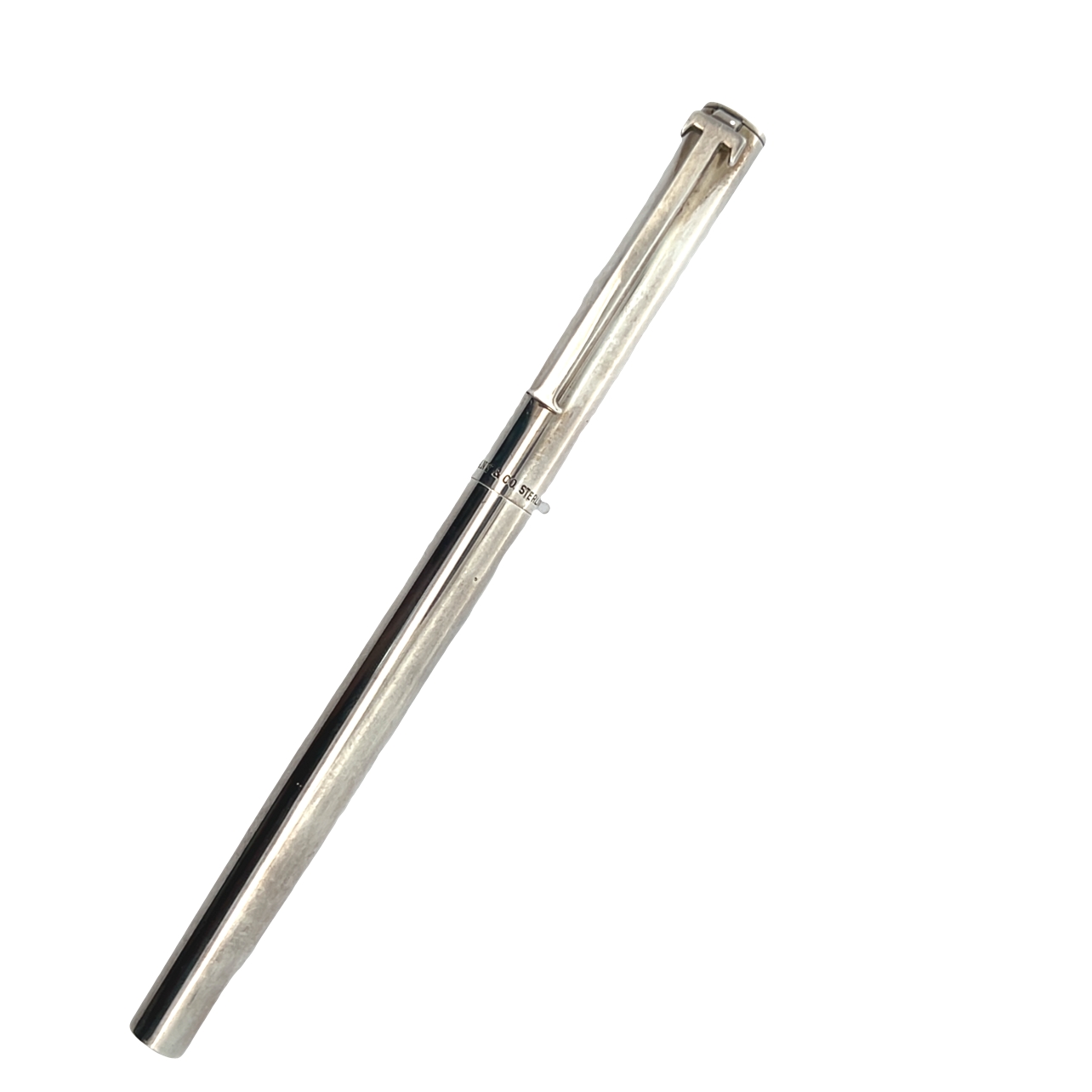 Tiffany & Co. Sterling Silver 925 T Clip Ballpoint Pen