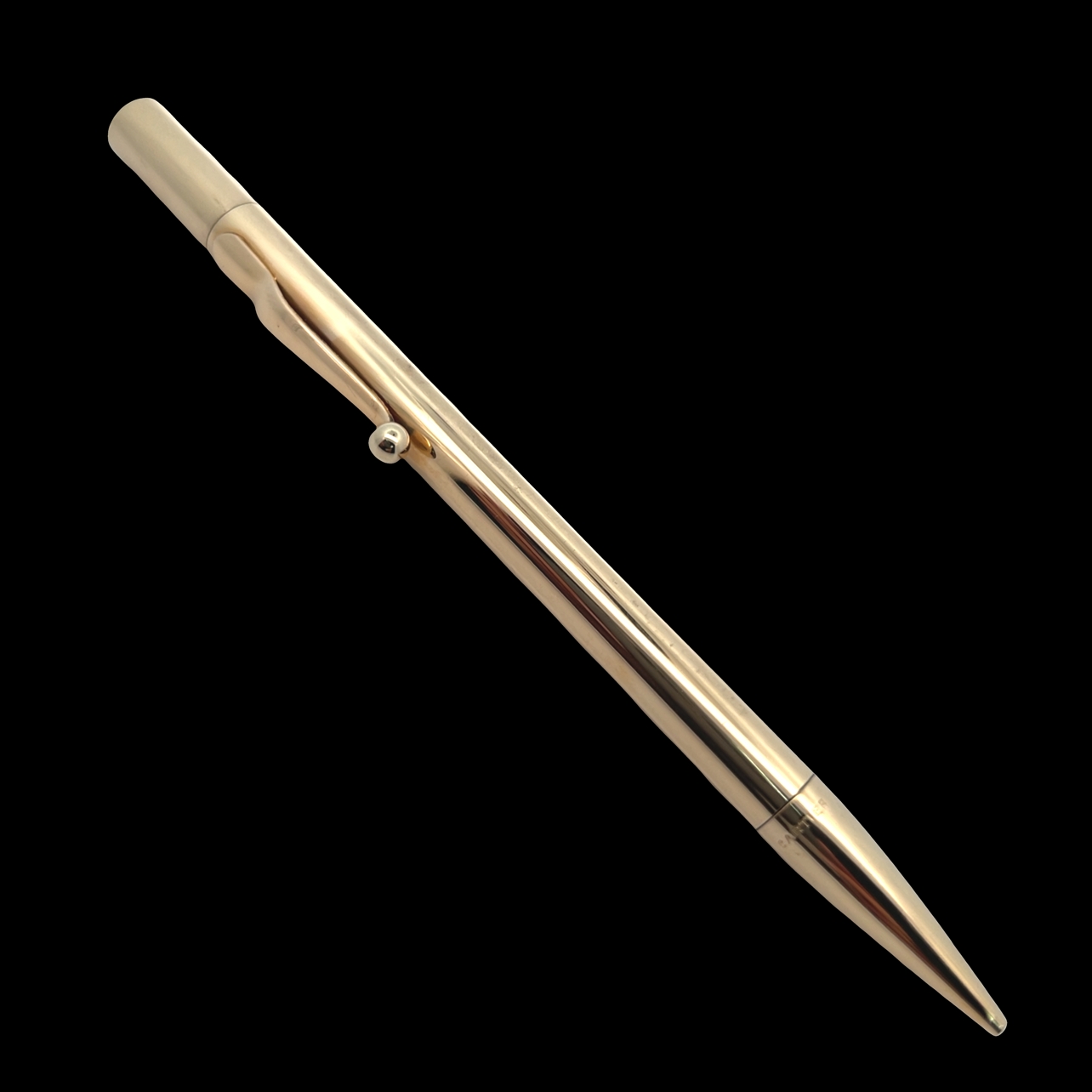 Cartier Vintage Solid 14k Yellow Gold Mechanical Twist Pencil