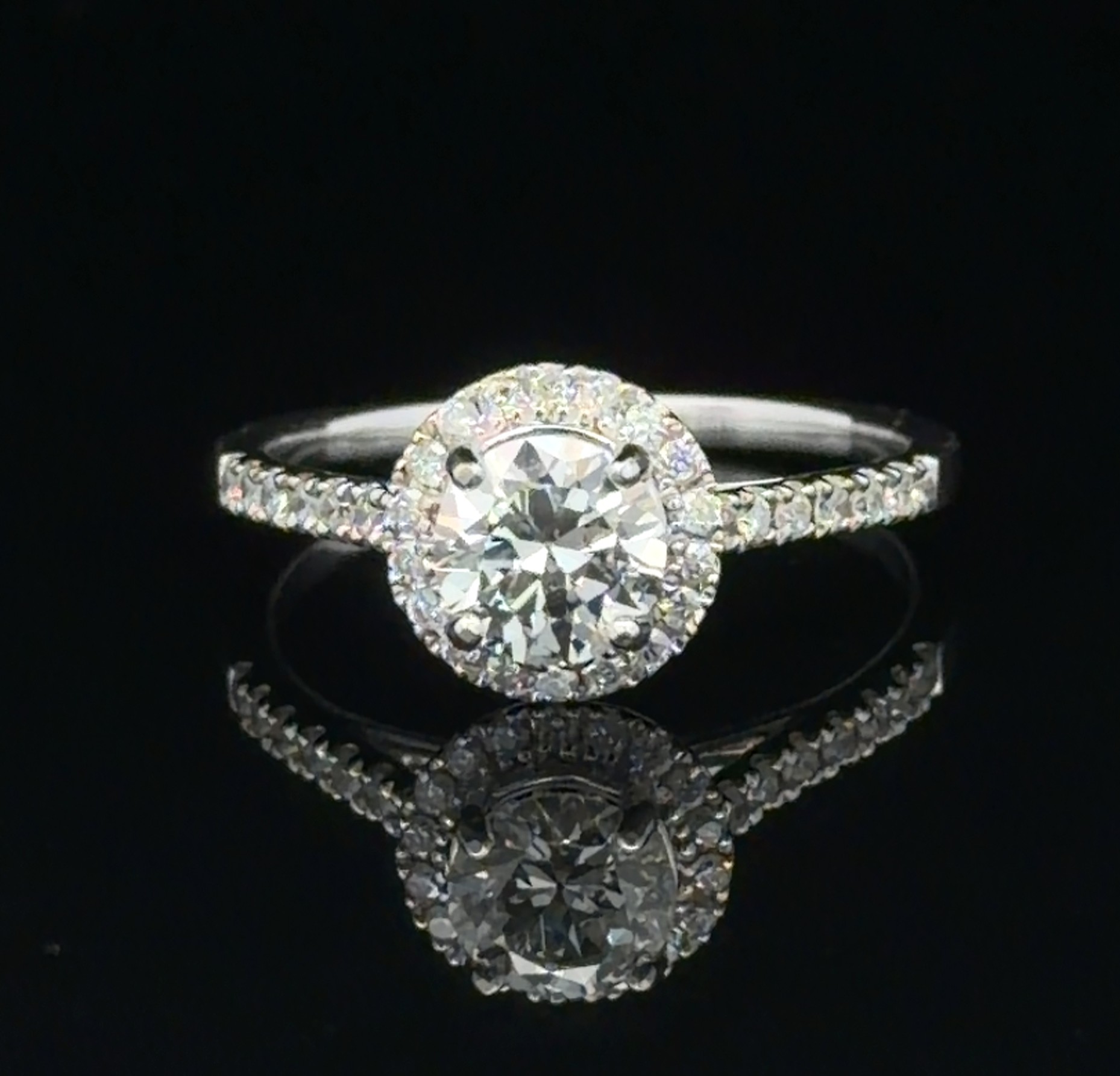 Natural Diamond Engagement Ring