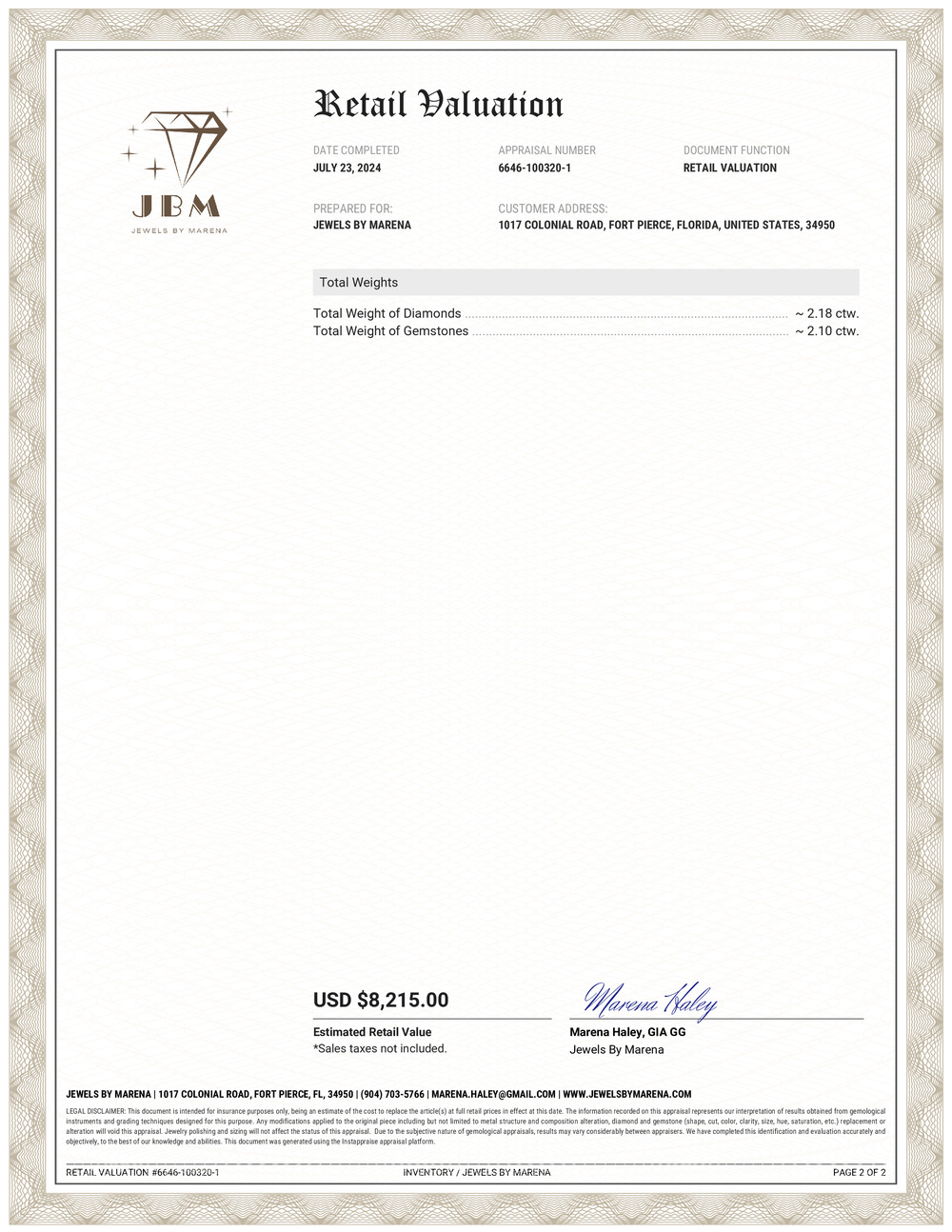 Diamond Accented Sapphire Statement Ring