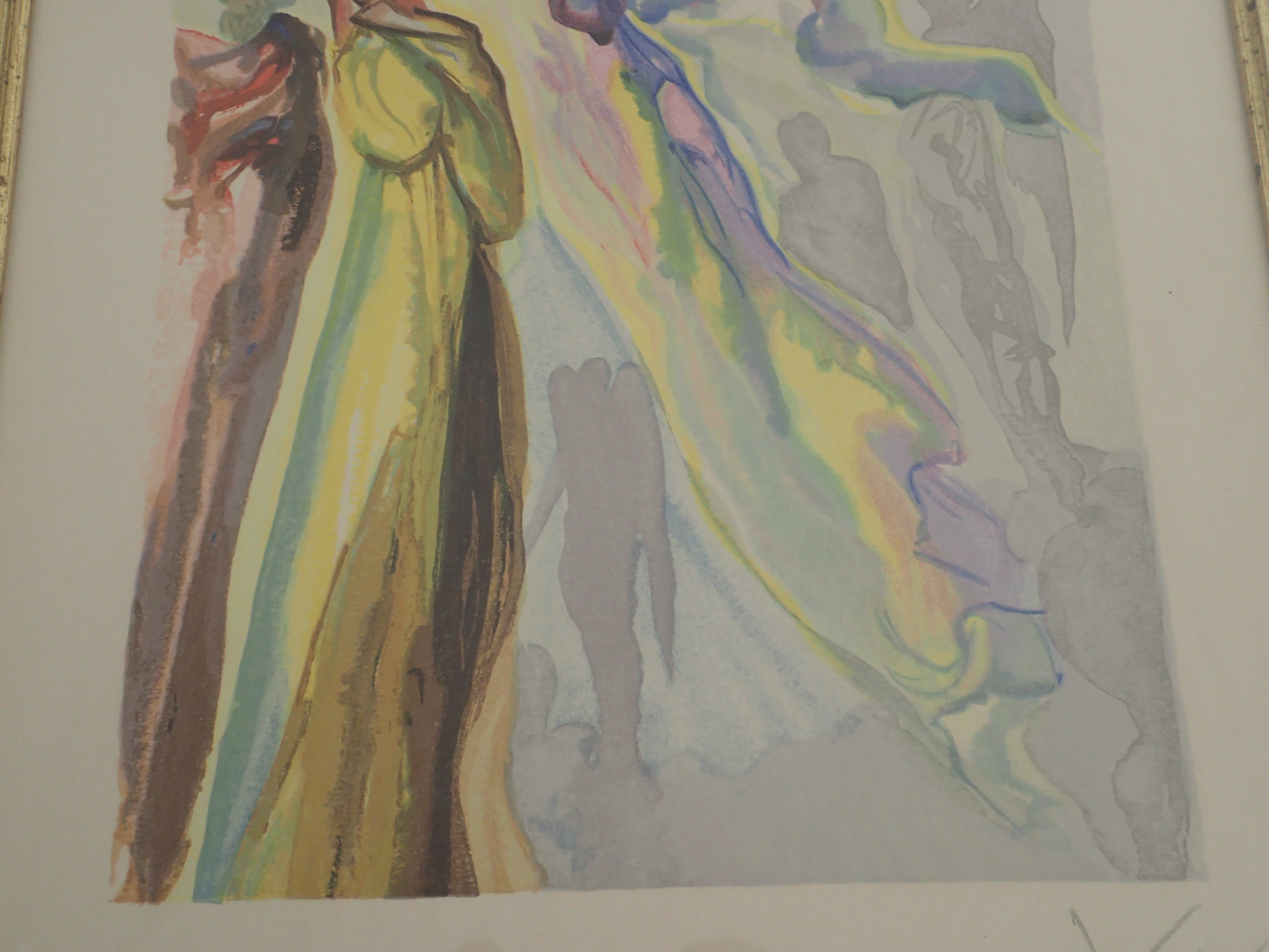 Salvador Dali Woodcut in Color Hand Signed