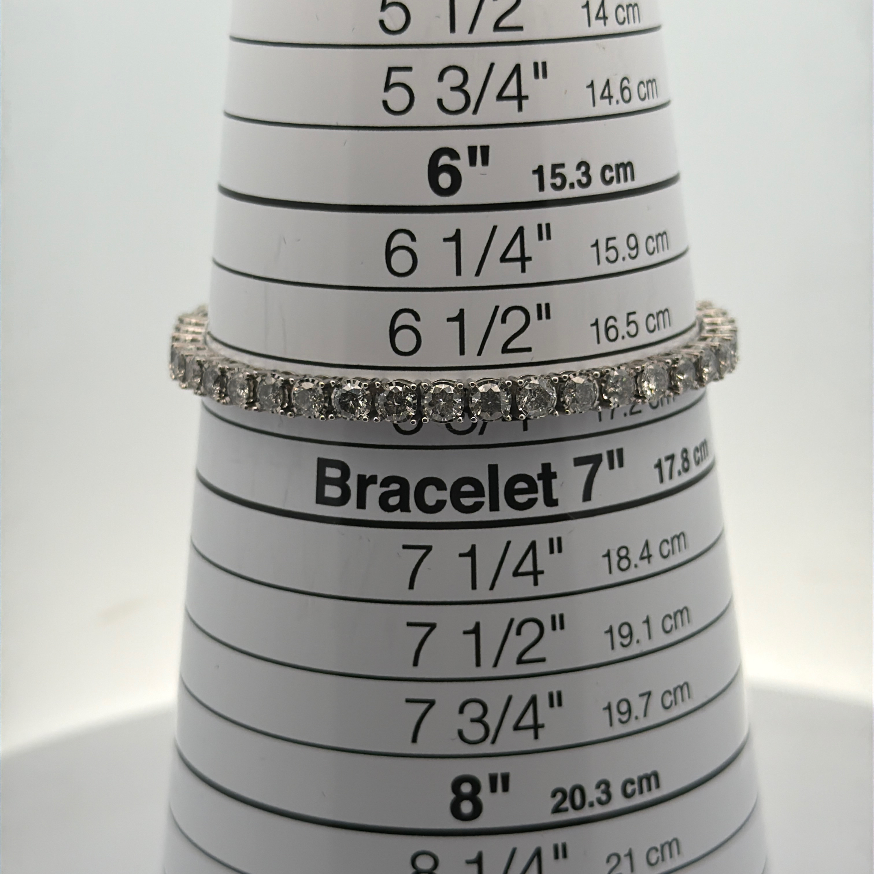 Natural Diamond Line Bracelet
