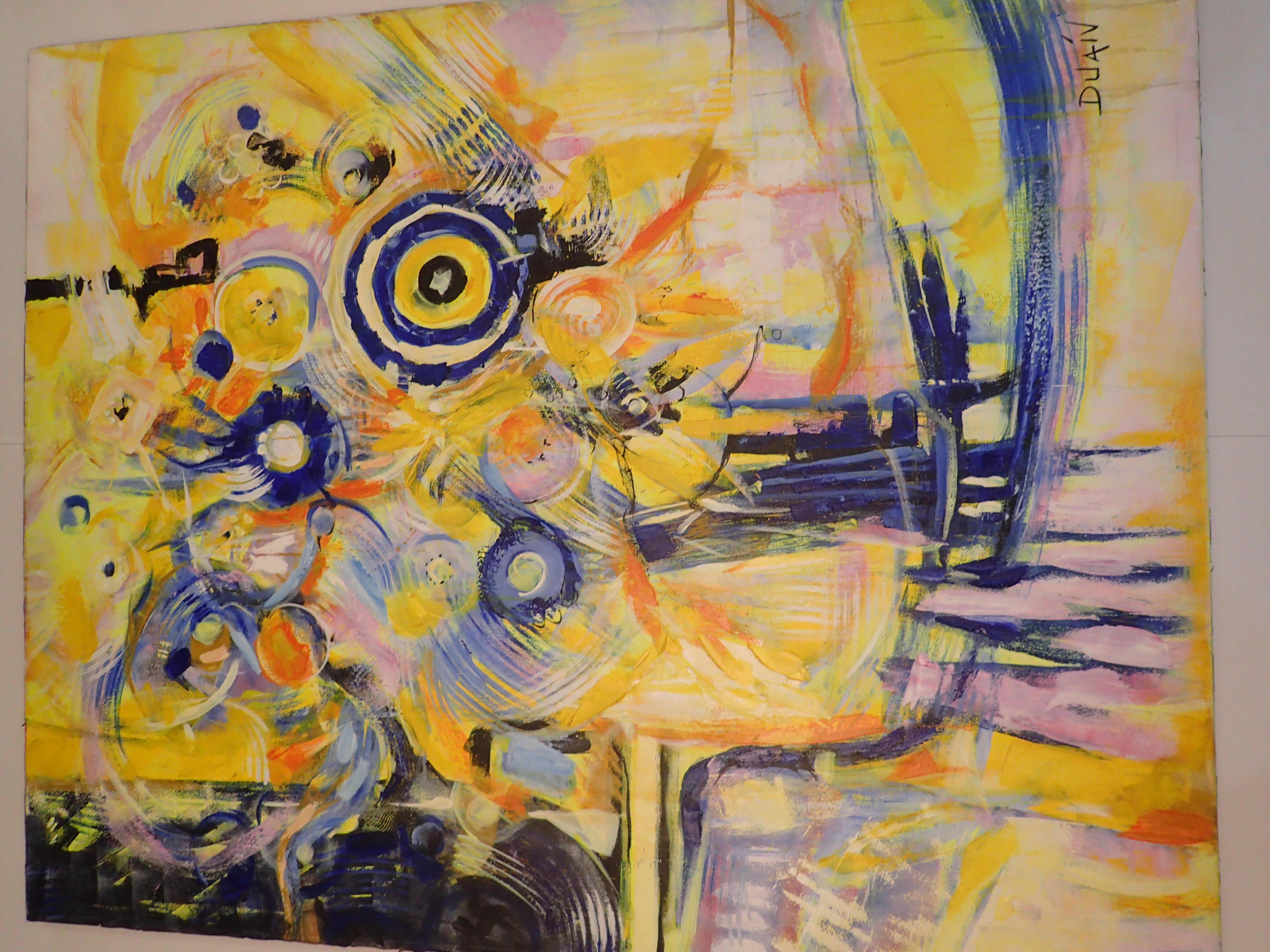 Duaiv Oil on Canvas Signed