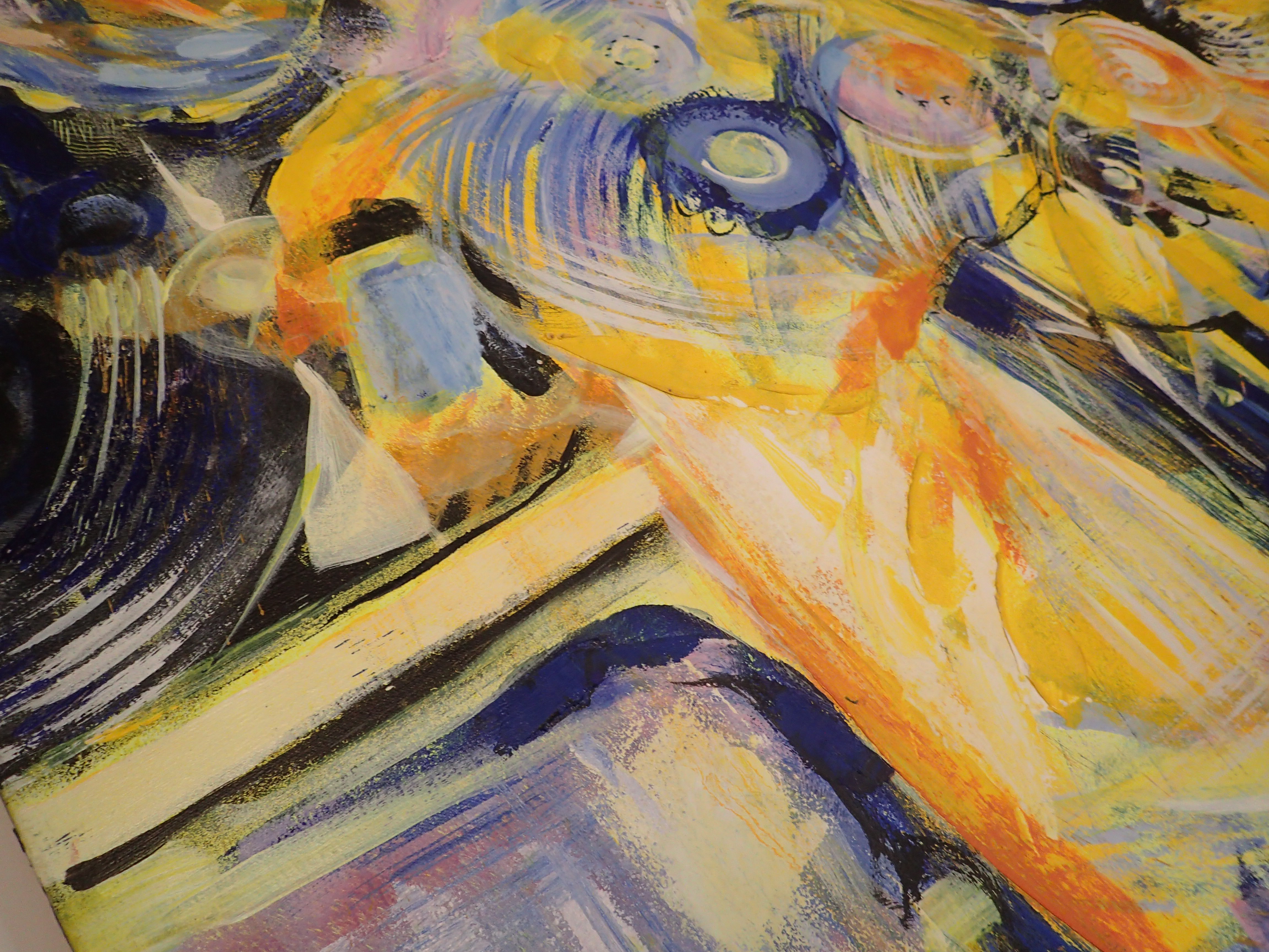 Duaiv Oil on Canvas Signed