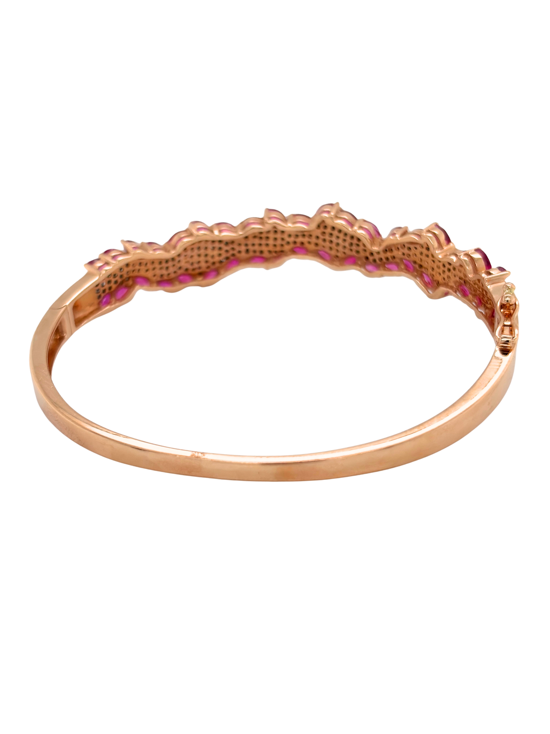 EFFY Ruby & Diamond Bangle Bracelet