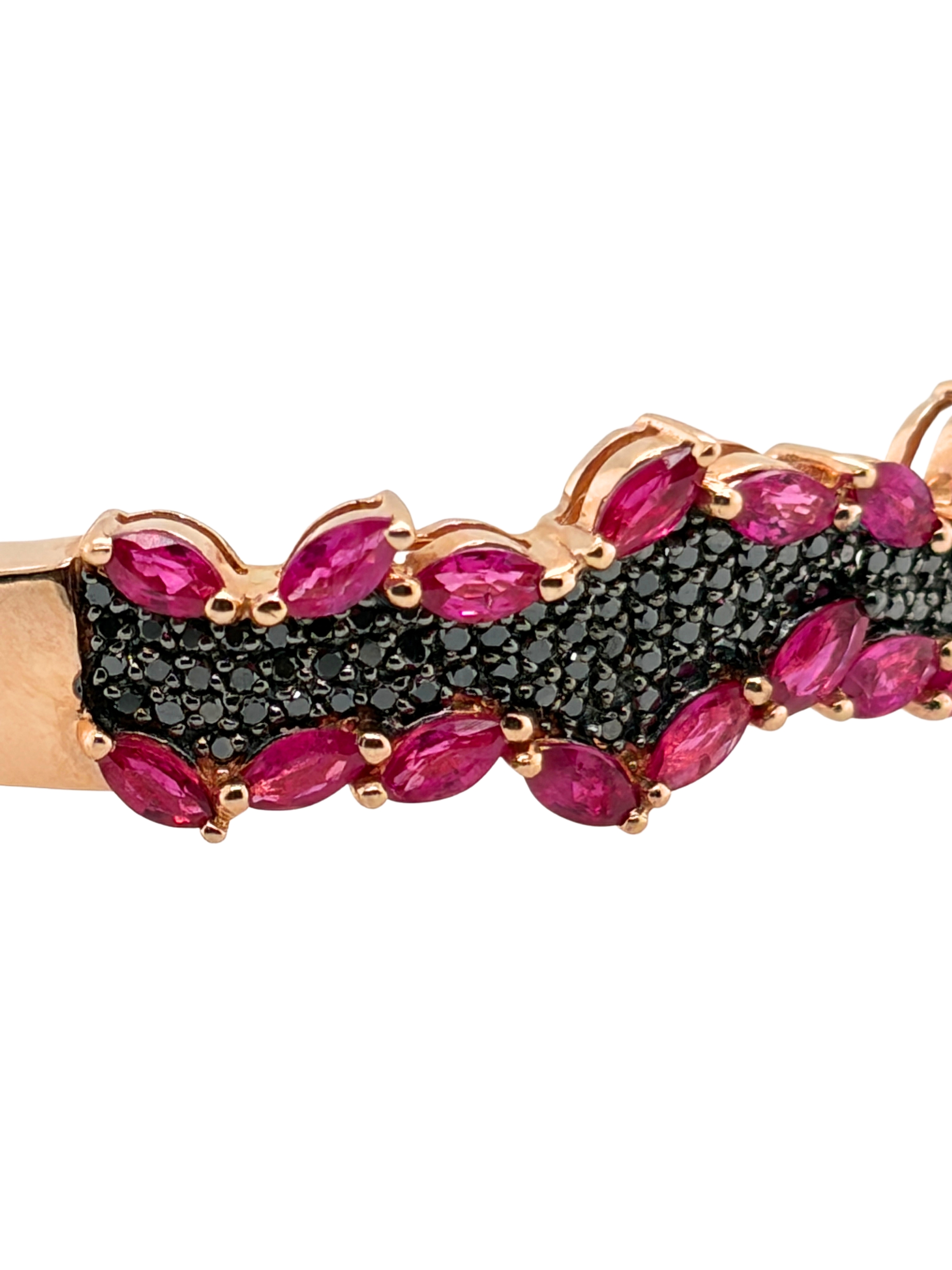 EFFY Ruby & Diamond Bangle Bracelet