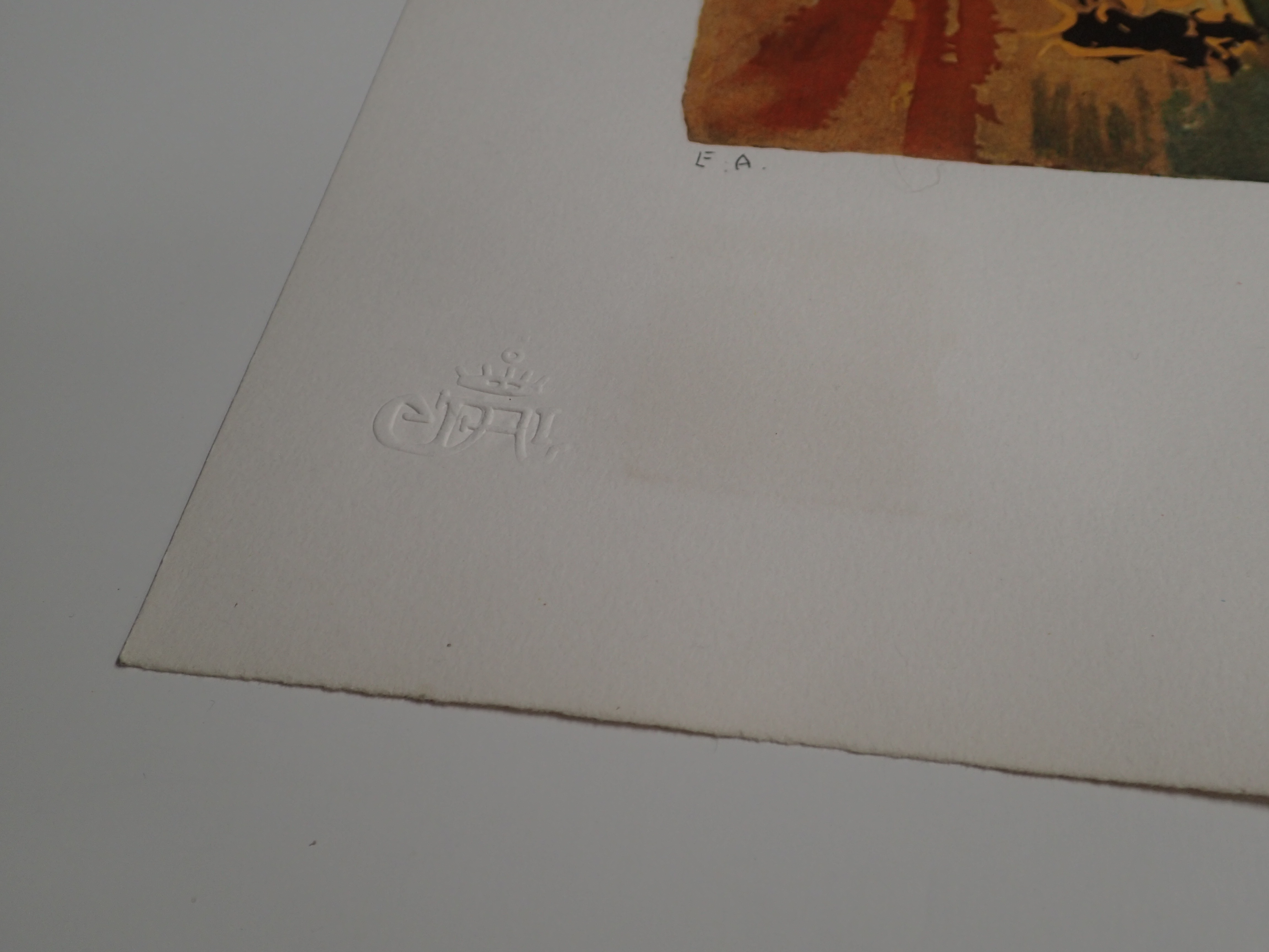 Salvador Dali Lithograph Hand Signed Dated 1975