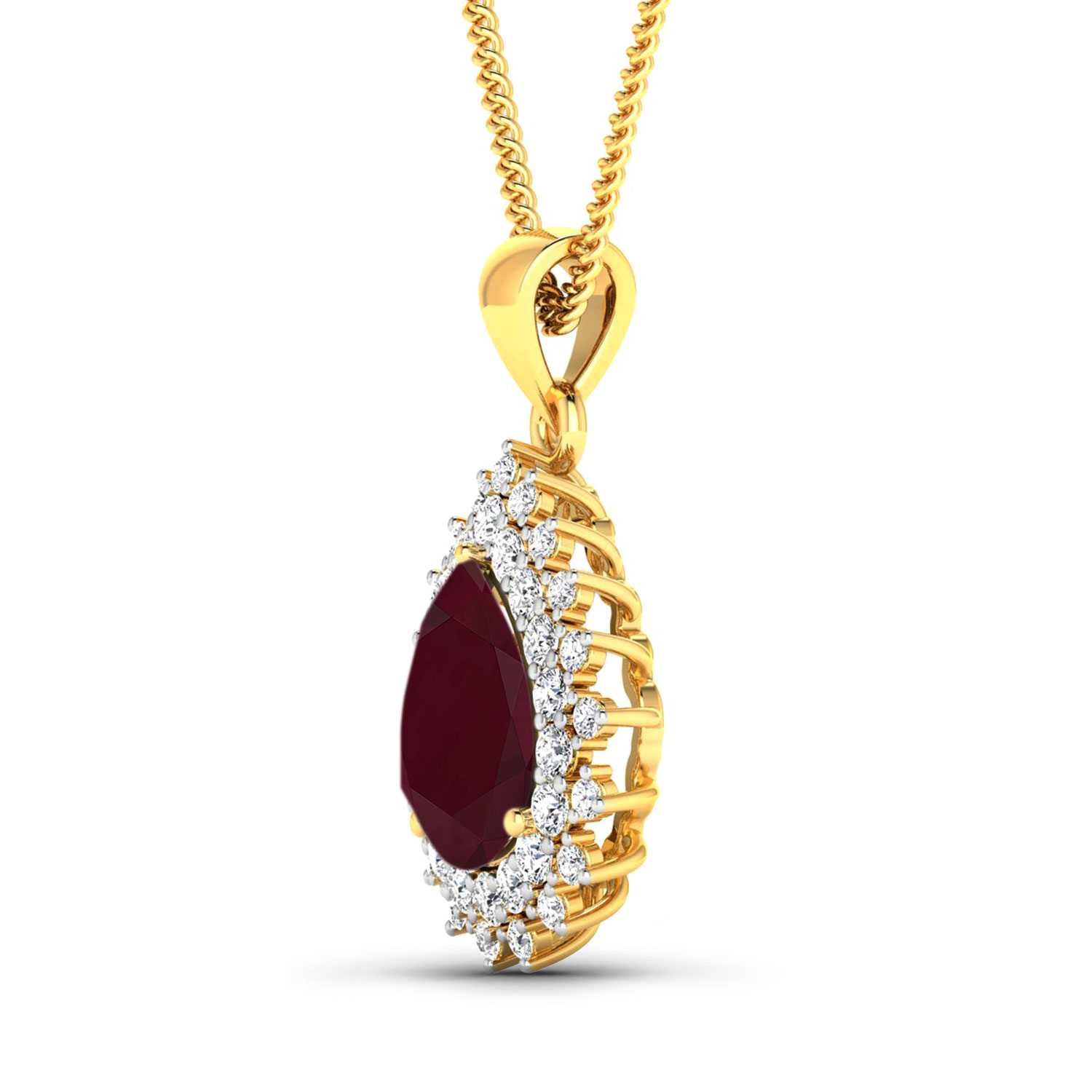 5 CT Ruby and Diamond Pendant