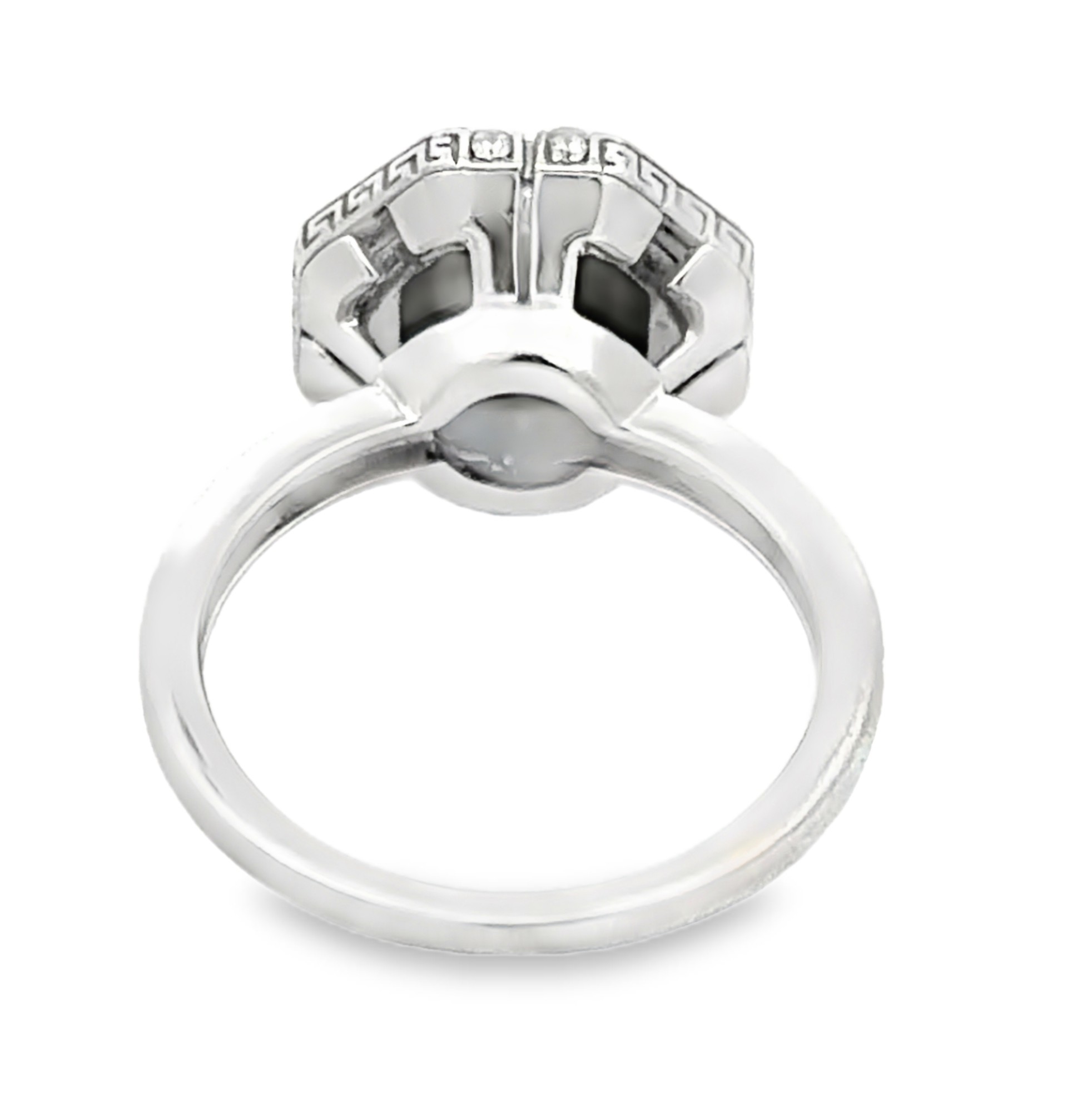 Ivanka Trump Natural Onyx and Diamond Cocktail Ring