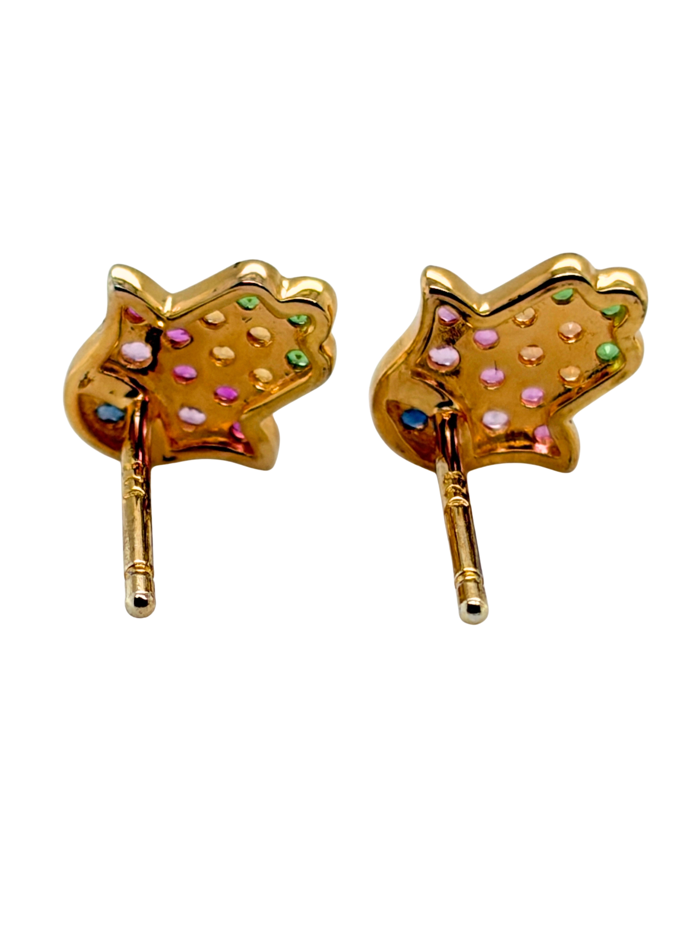 EFFY Hamsa Hand Sapphire Stud Earrings Sapphire Earrings