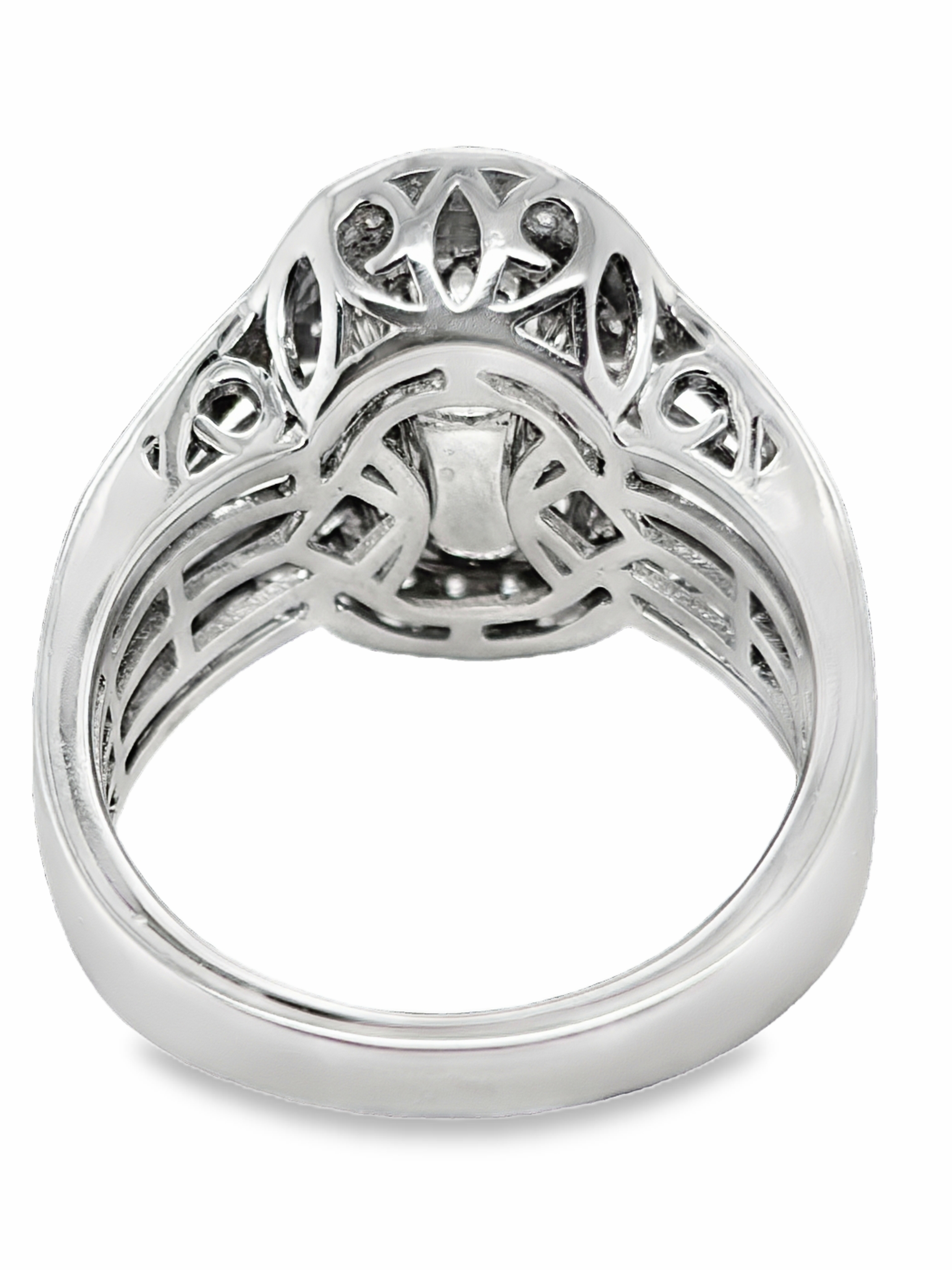 GIA Certified Unheated Sapphire and Diamond Ring