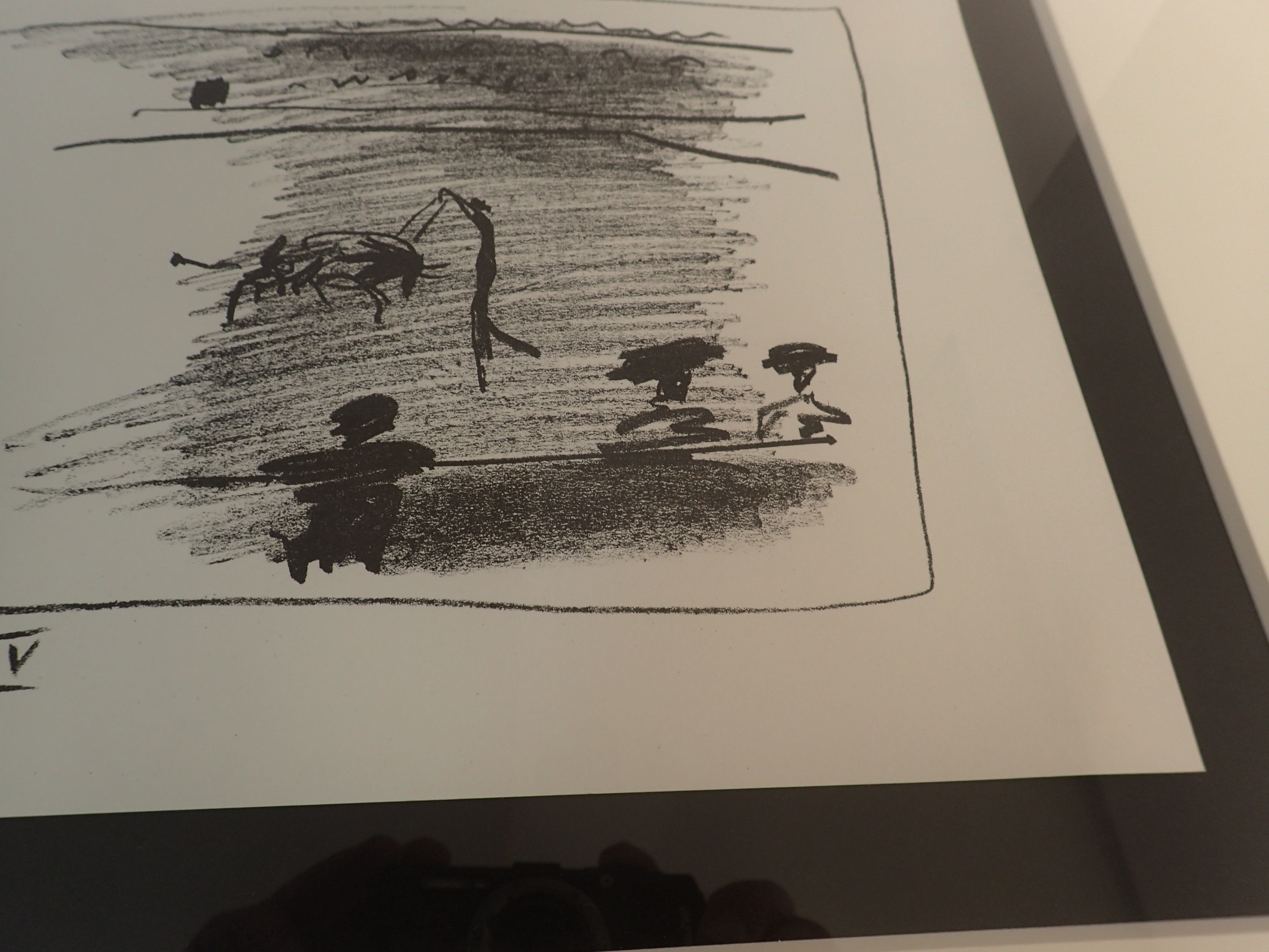 Pablo picasso Lithograph on Woven Paper