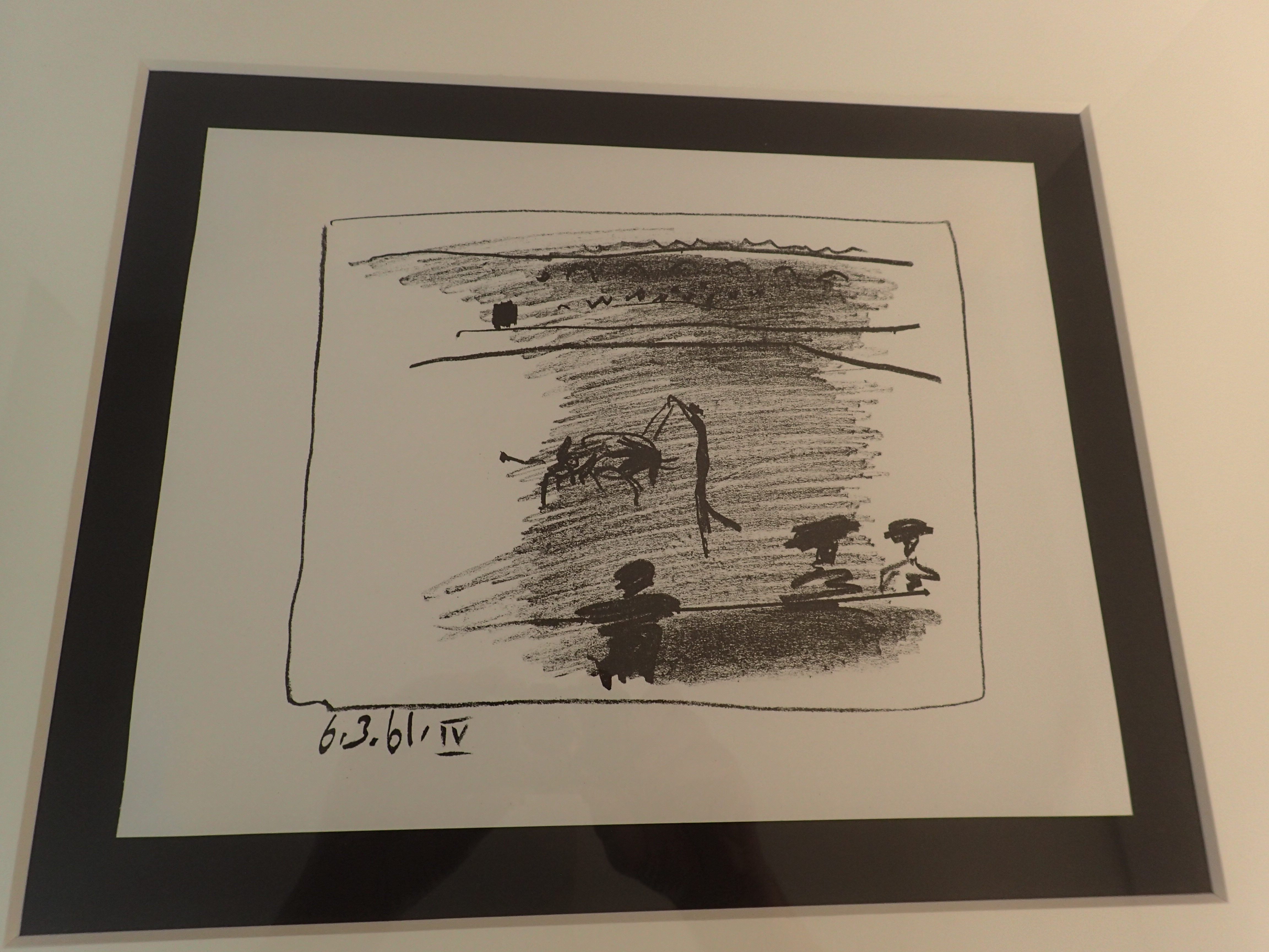 Pablo picasso Lithograph on Woven Paper
