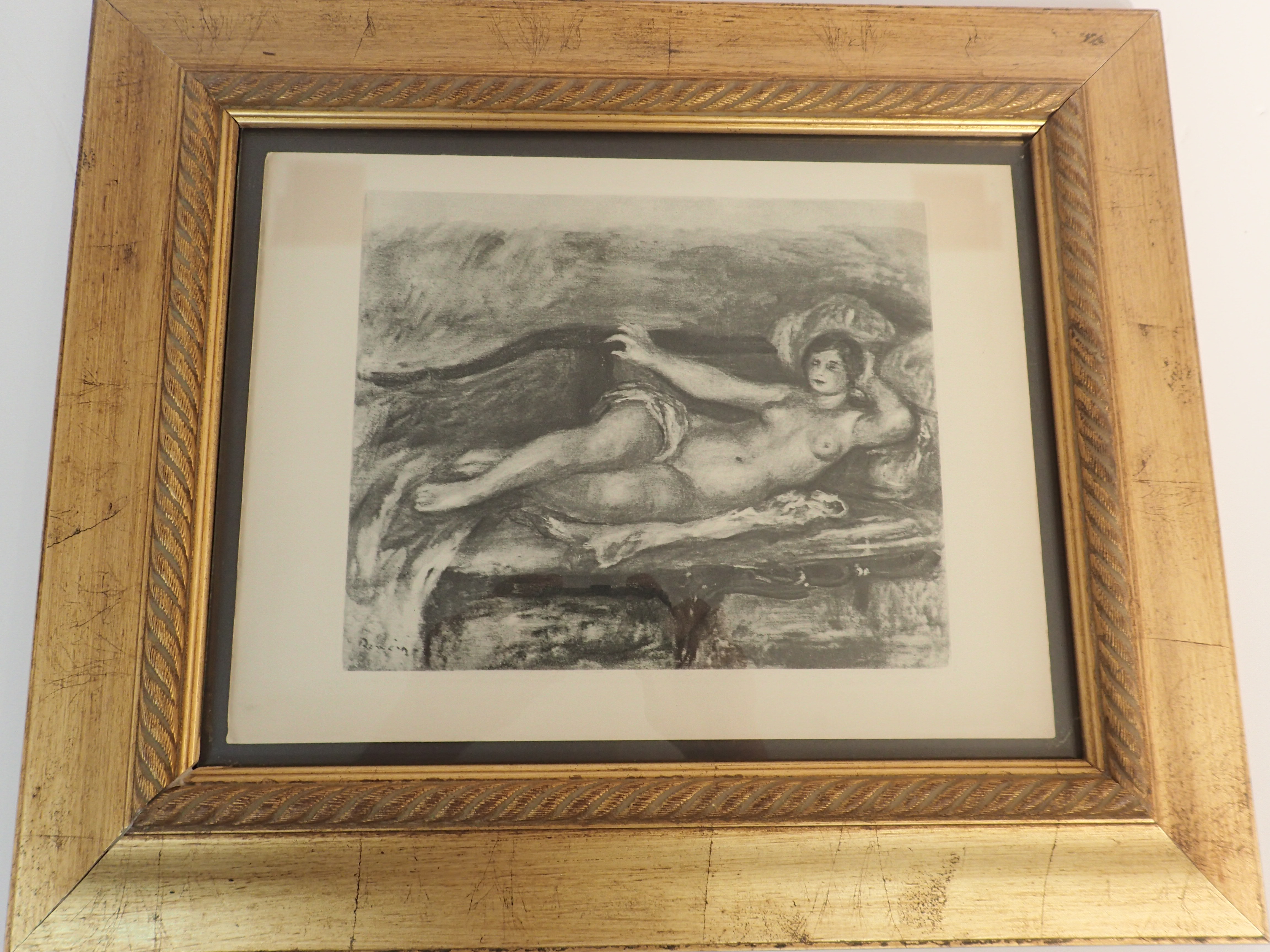 Pierre Auguste Renoir Heliogravure Engraving on Paper