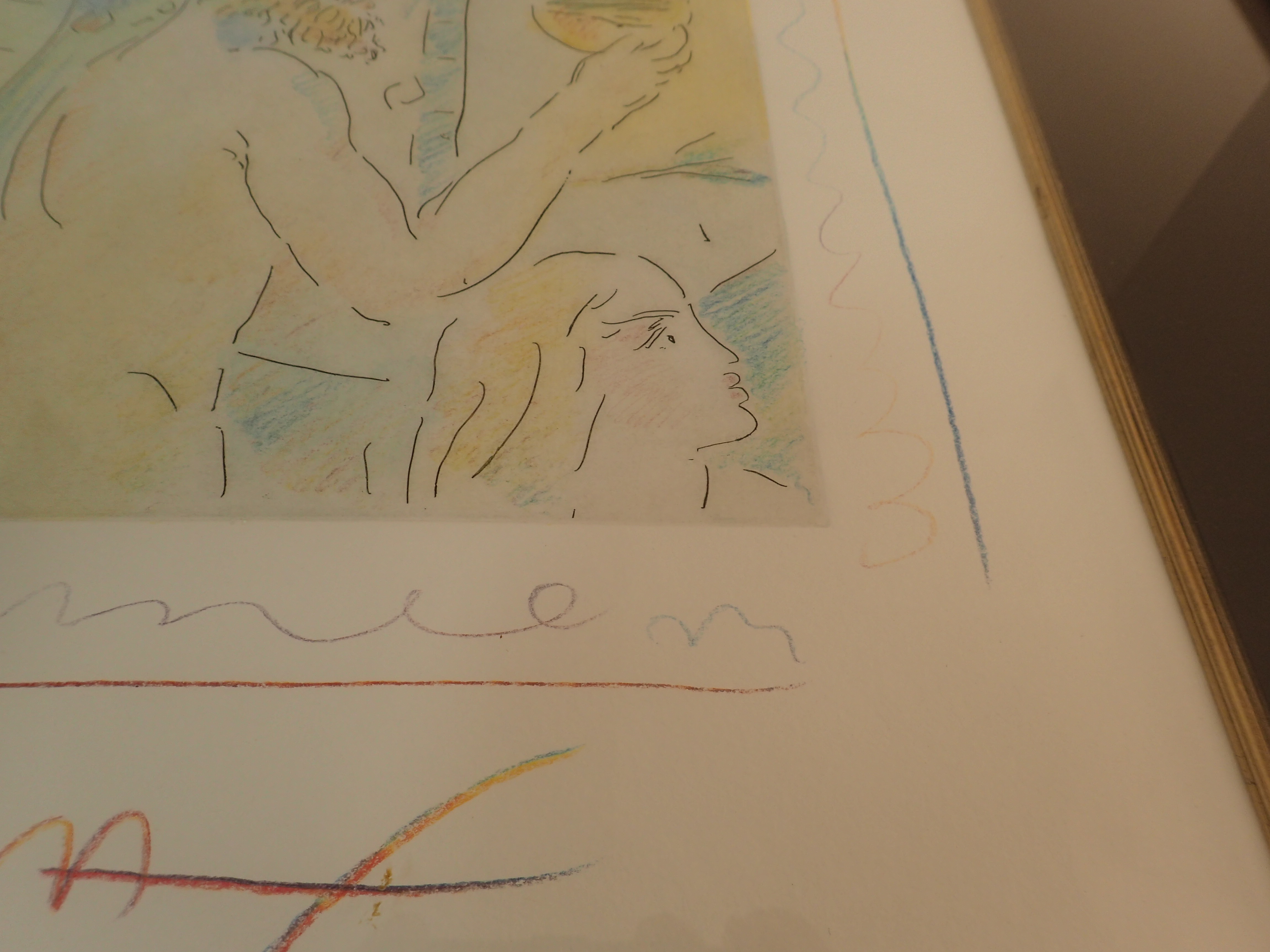 Peter Max Mixed Media Hand Signed
