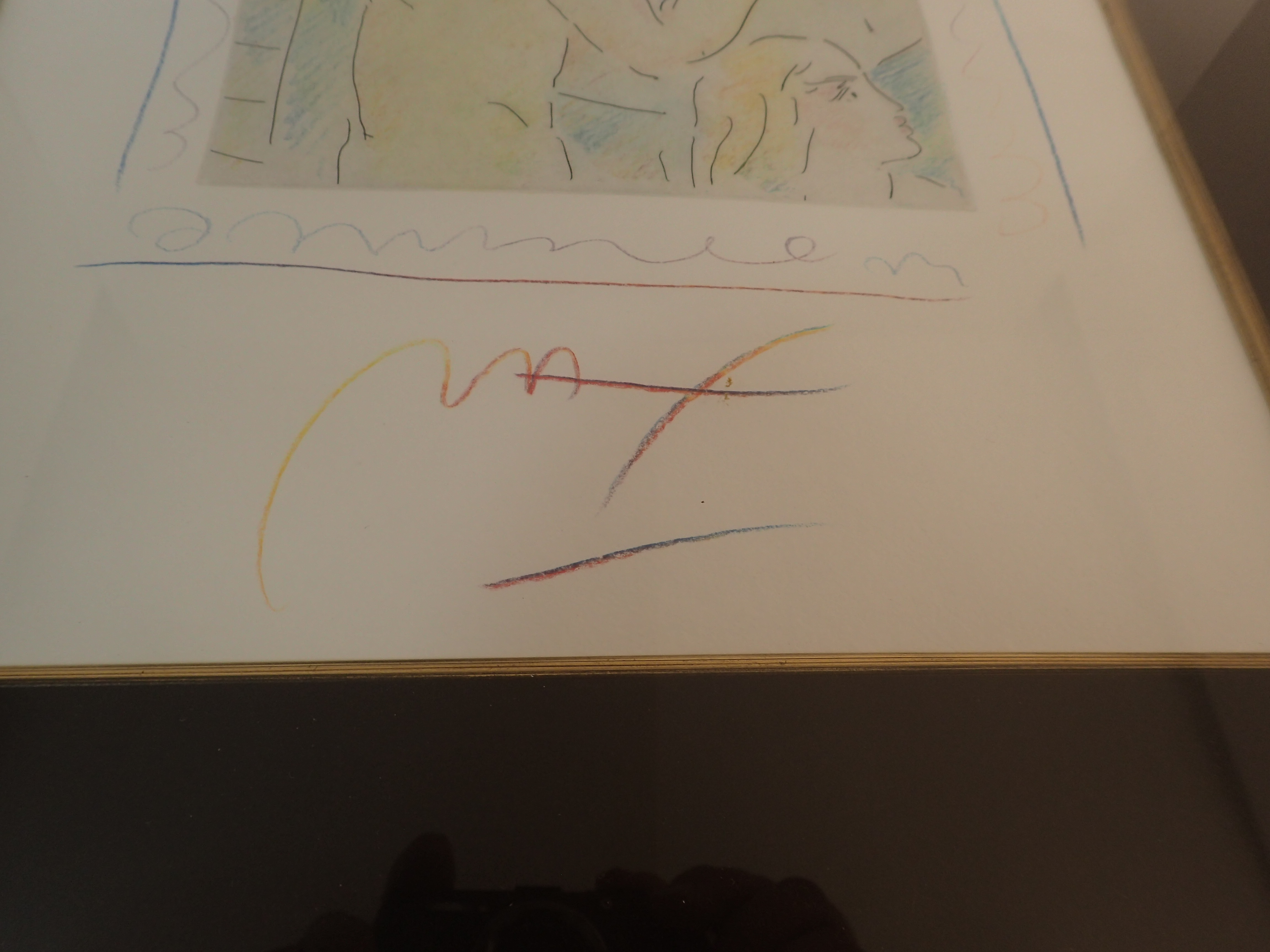 Peter Max Mixed Media Hand Signed