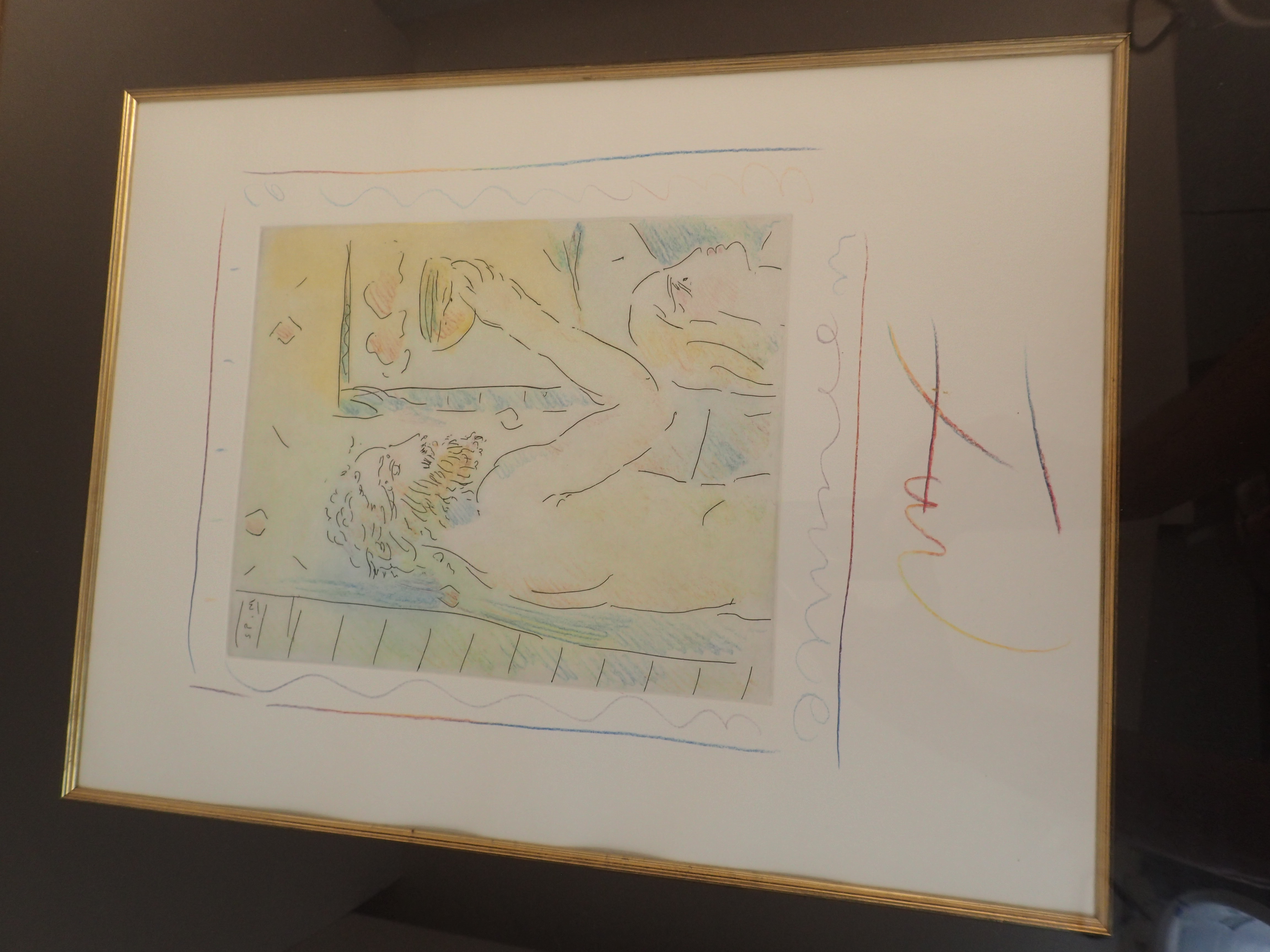 Peter Max Mixed Media Hand Signed