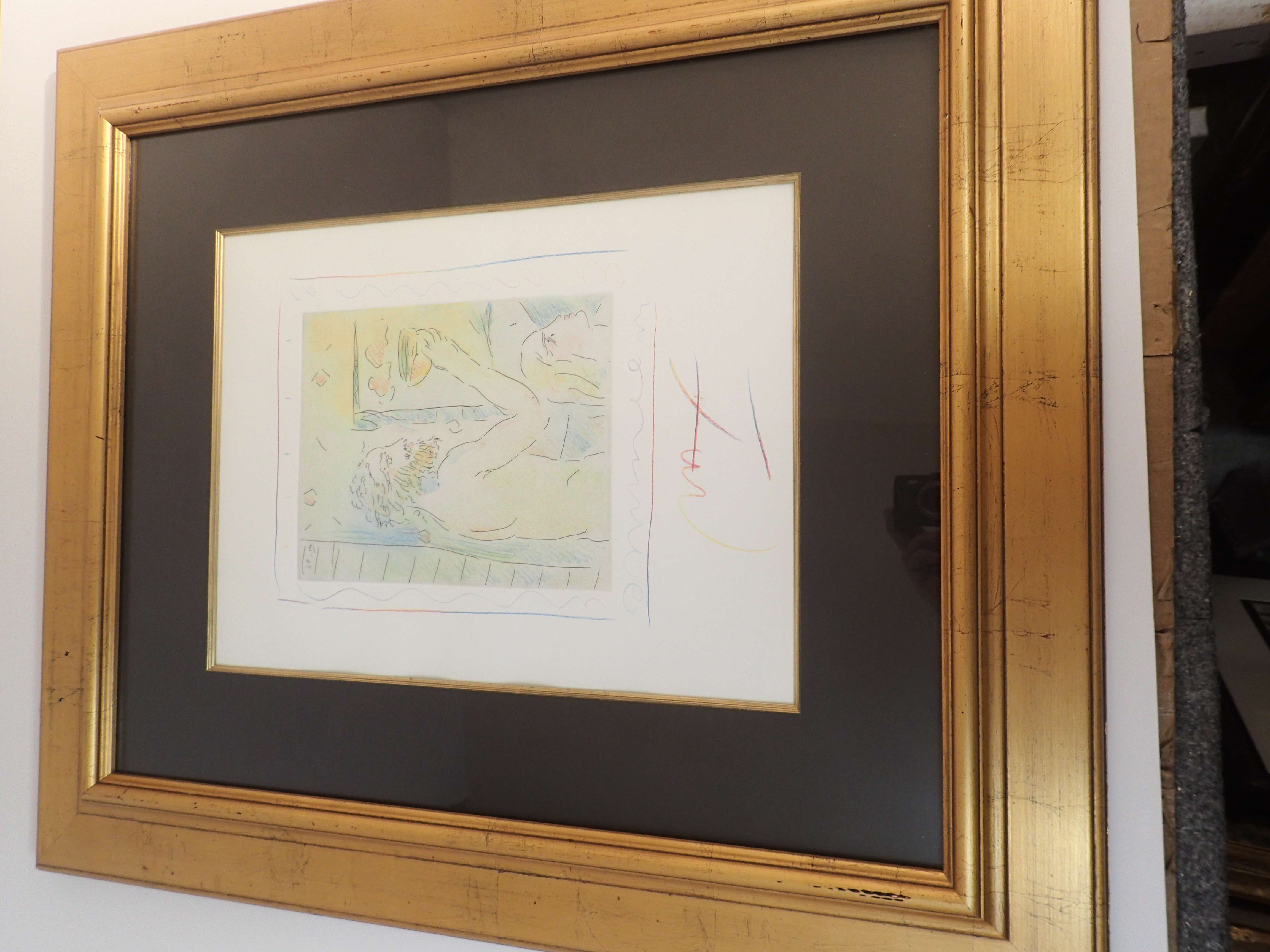 Peter Max Mixed Media Hand Signed