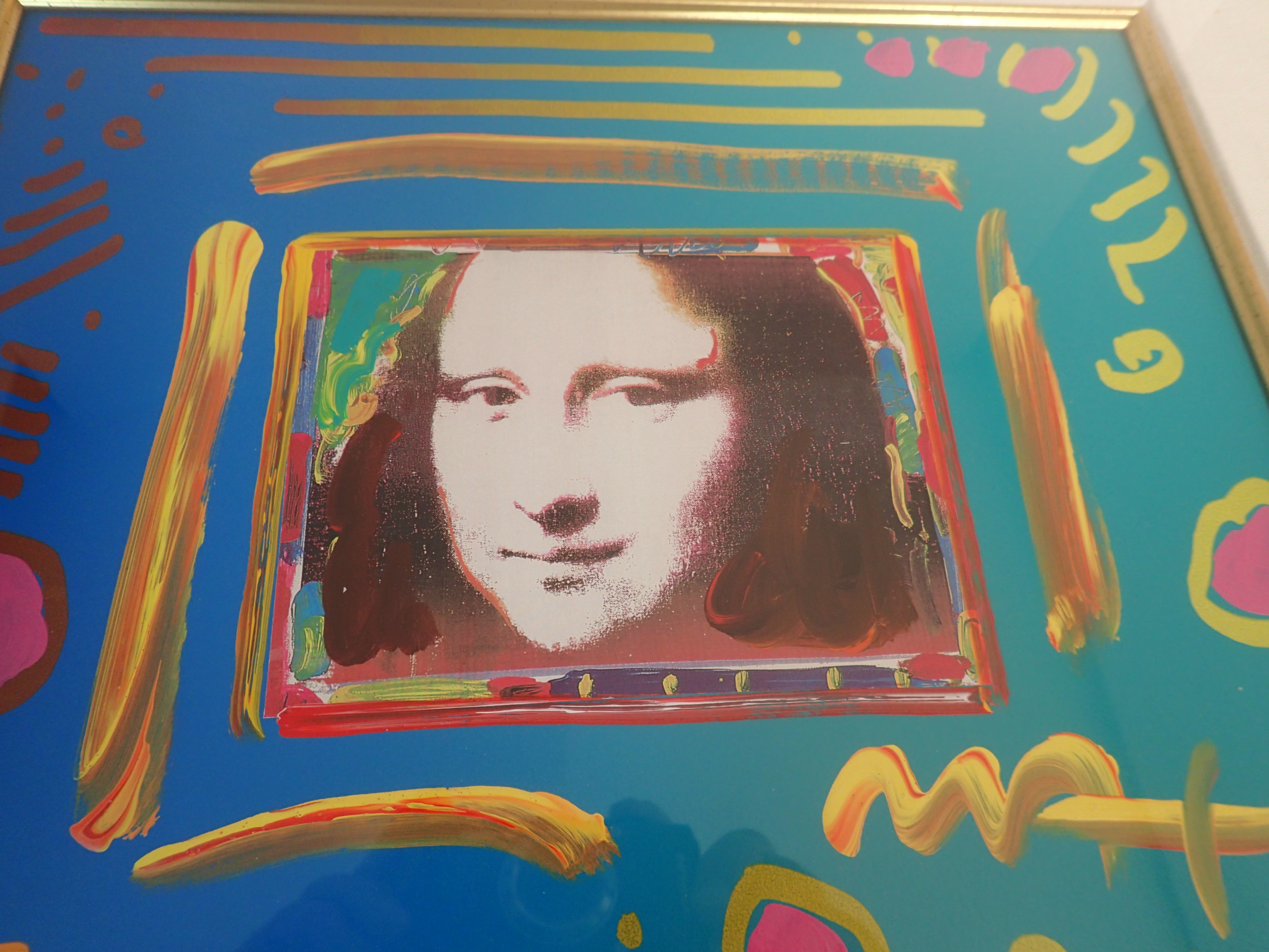Peter Max Mixed Media Hand Signed
