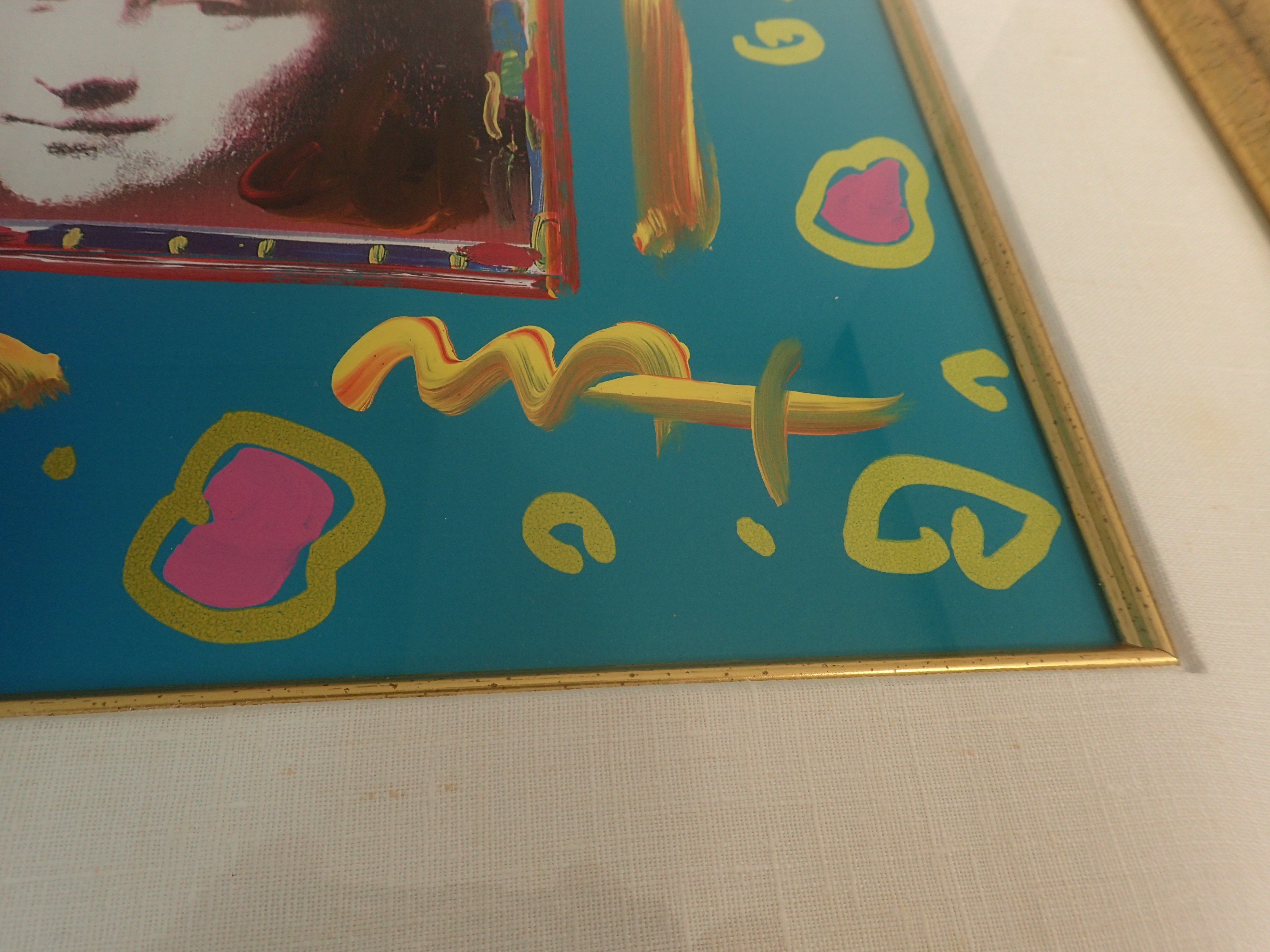 Peter Max Mixed Media Hand Signed