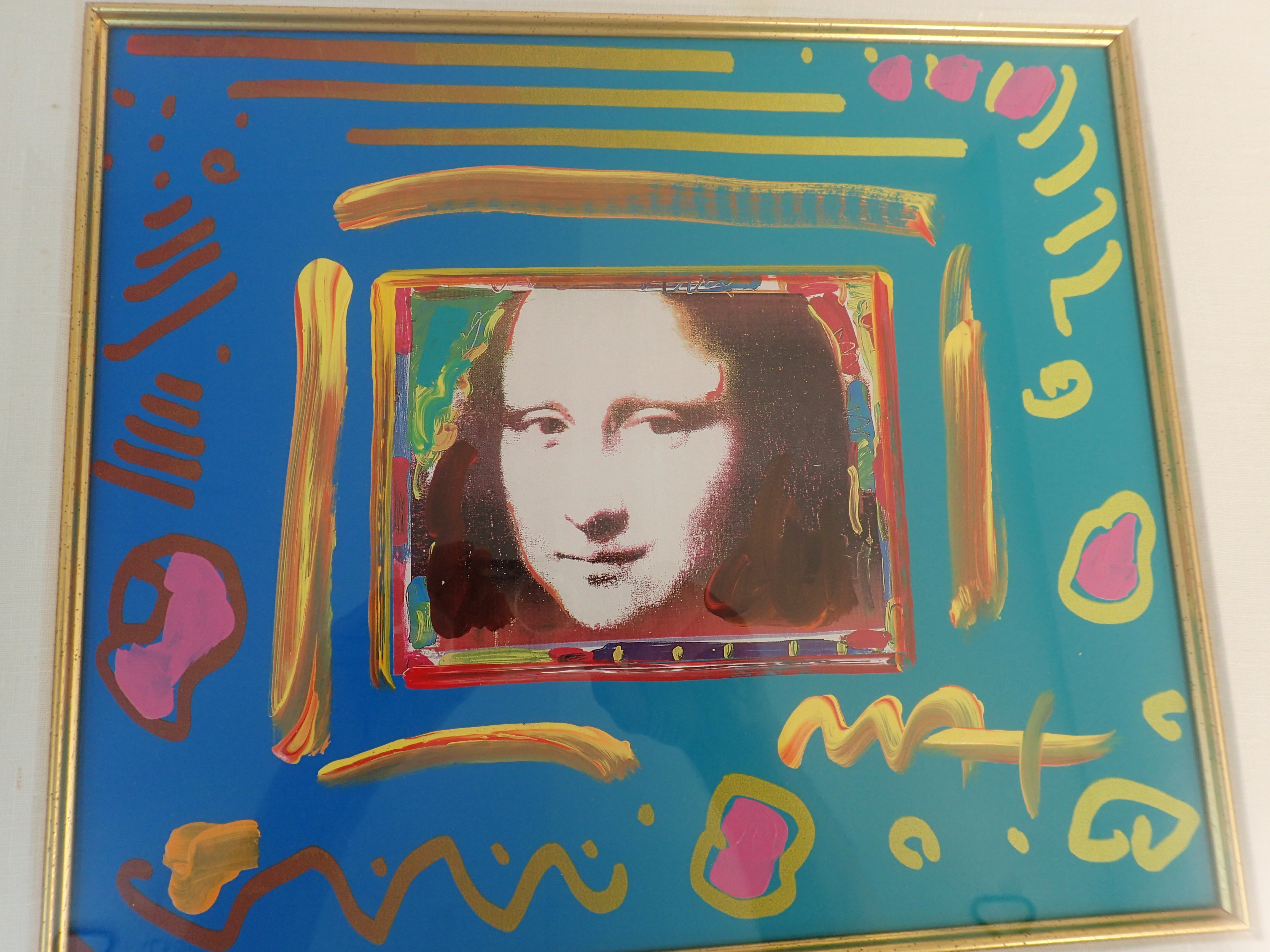 Peter Max Mixed Media Hand Signed